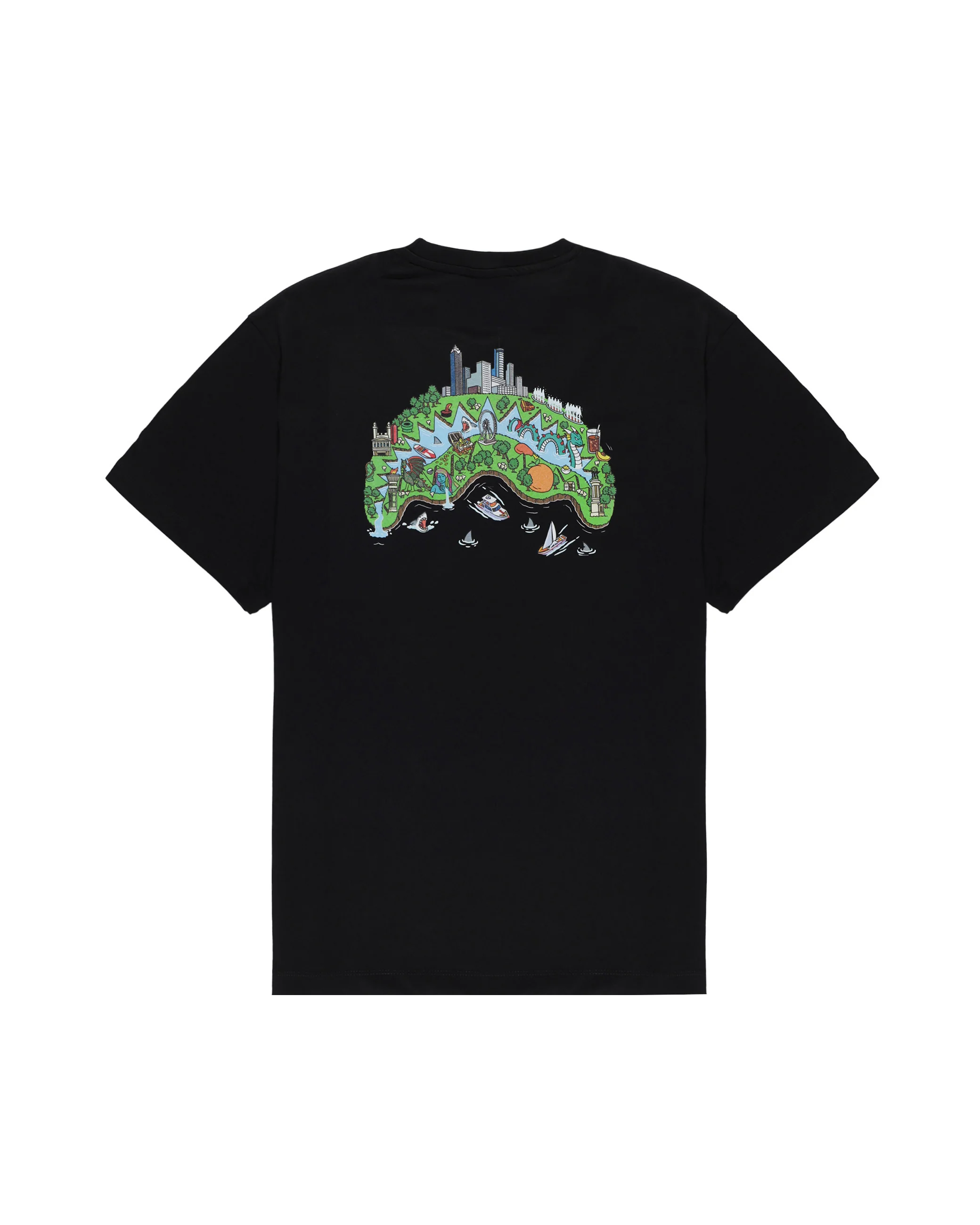SHARK IN ATLANTA REGULAR T-SHIRT - Image 2