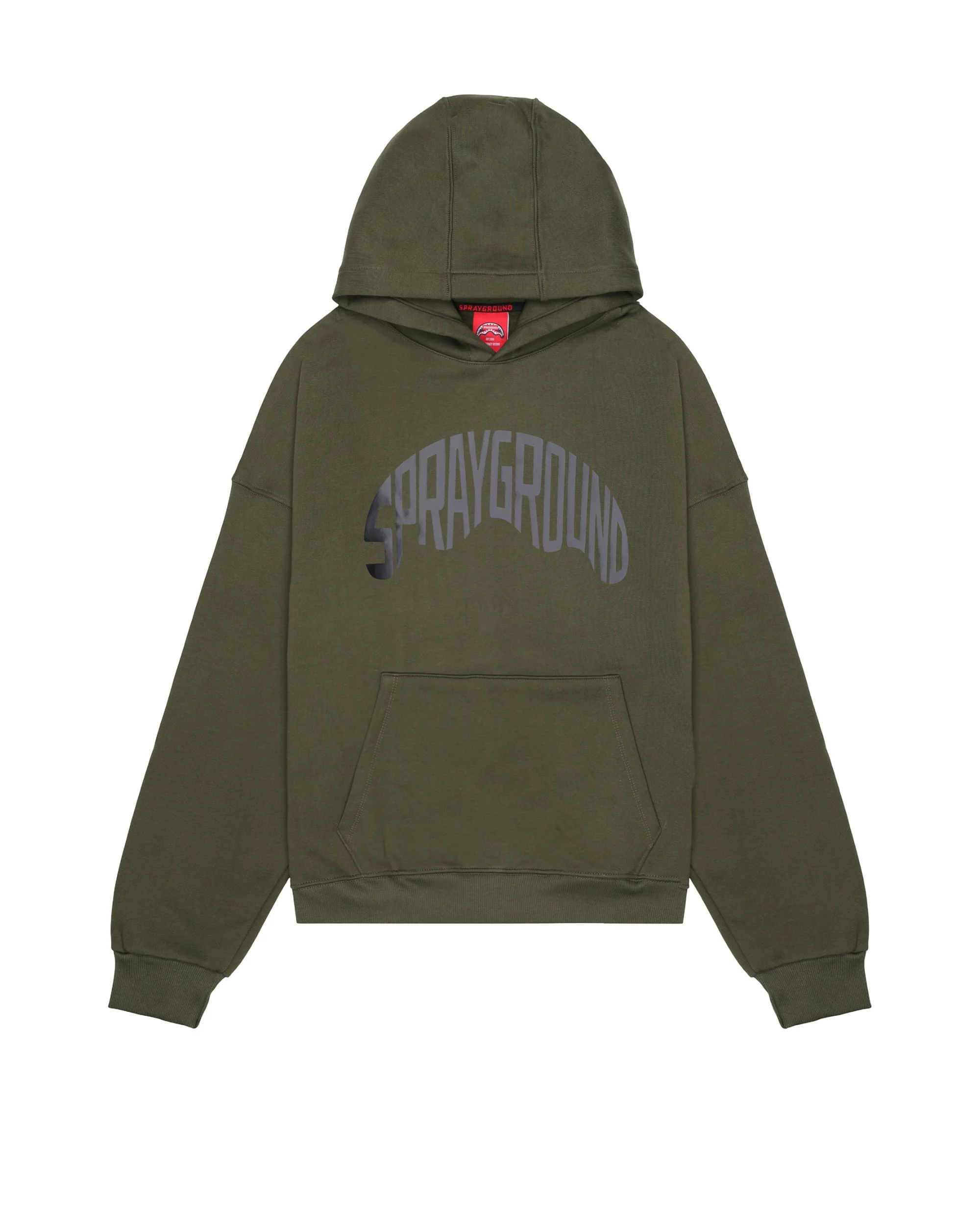 SHARK SHAPE HOODIE GREEN