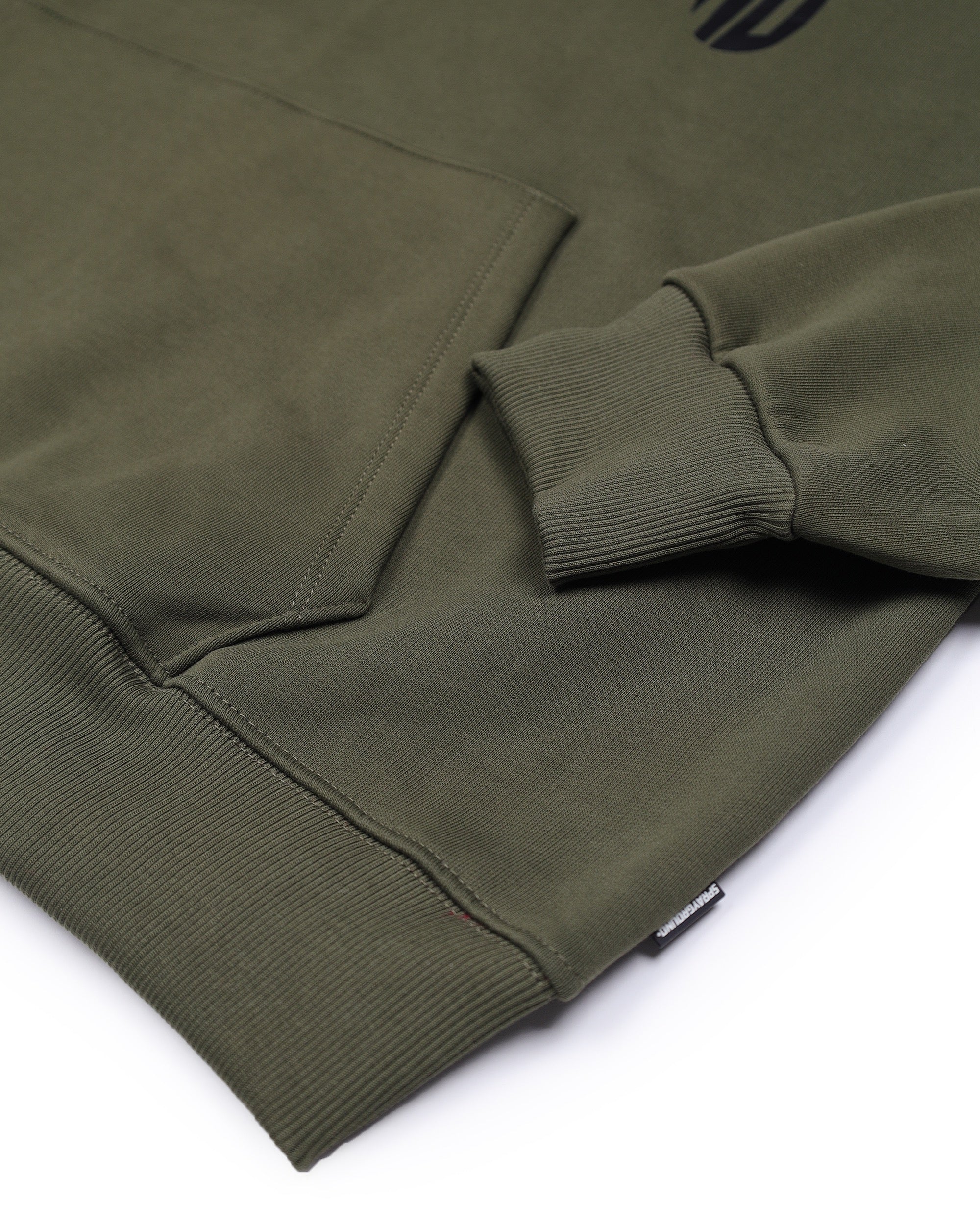 SHARK SHAPE HOODIE GREEN - Image 5