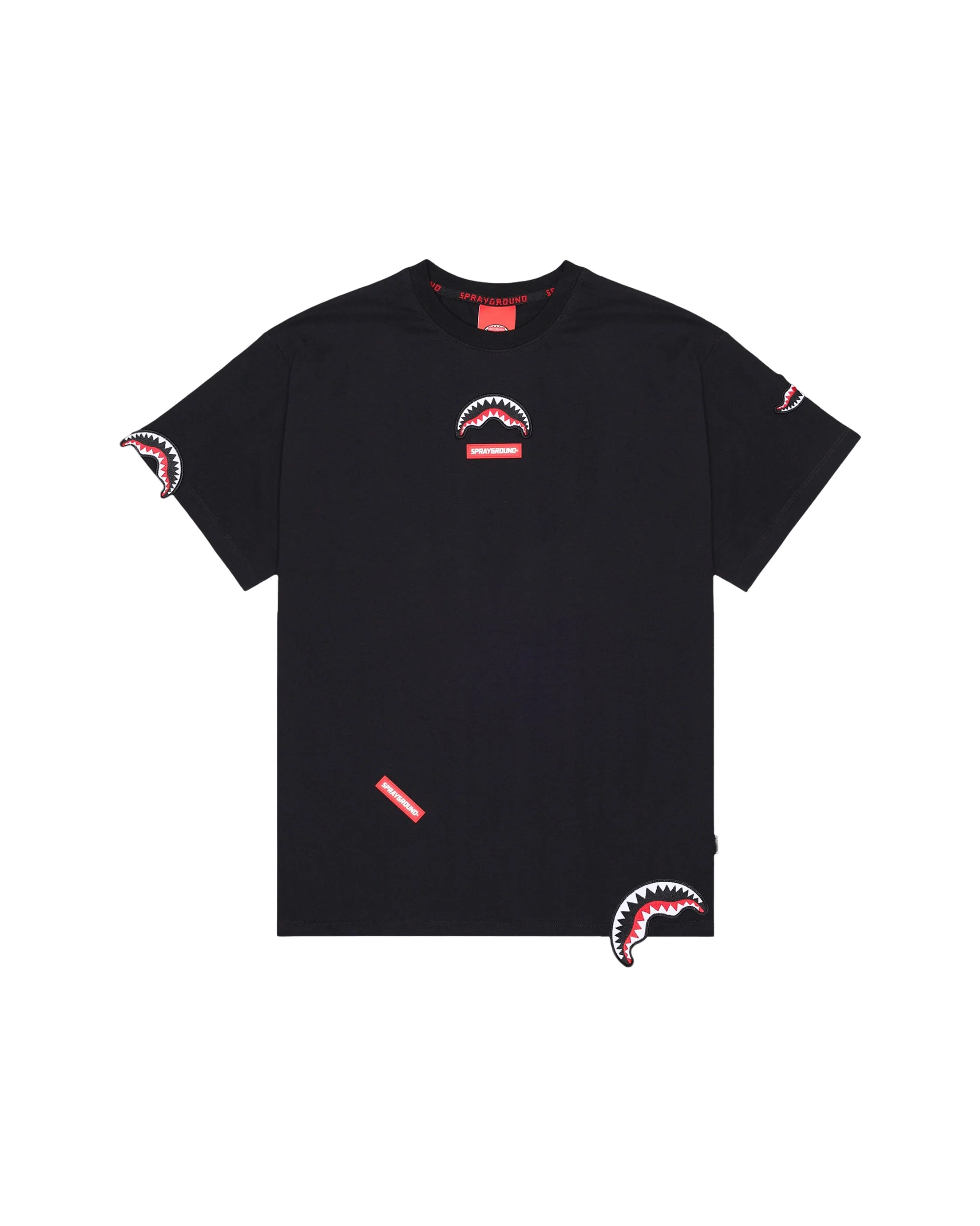 SHARKPATCHES NEW REGULAR T-SHIRT BLK