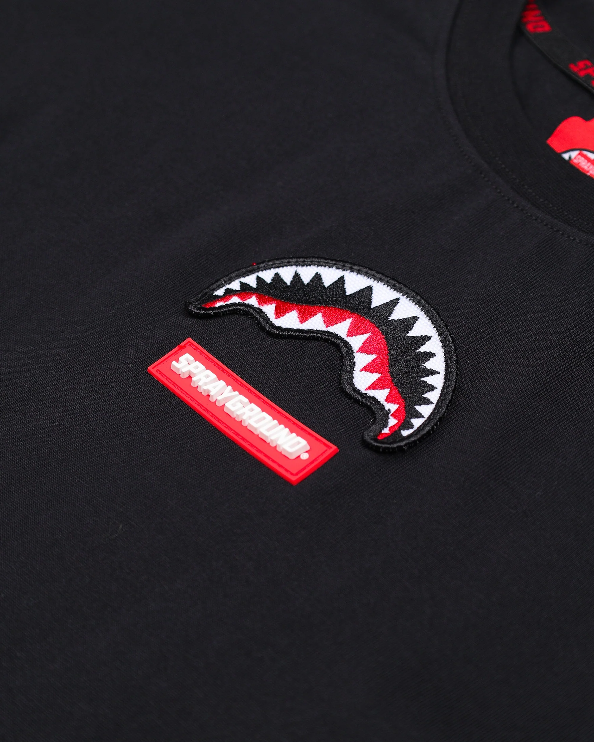 SHARKPATCHES NEW REGULAR T-SHIRT BLK - Image 10