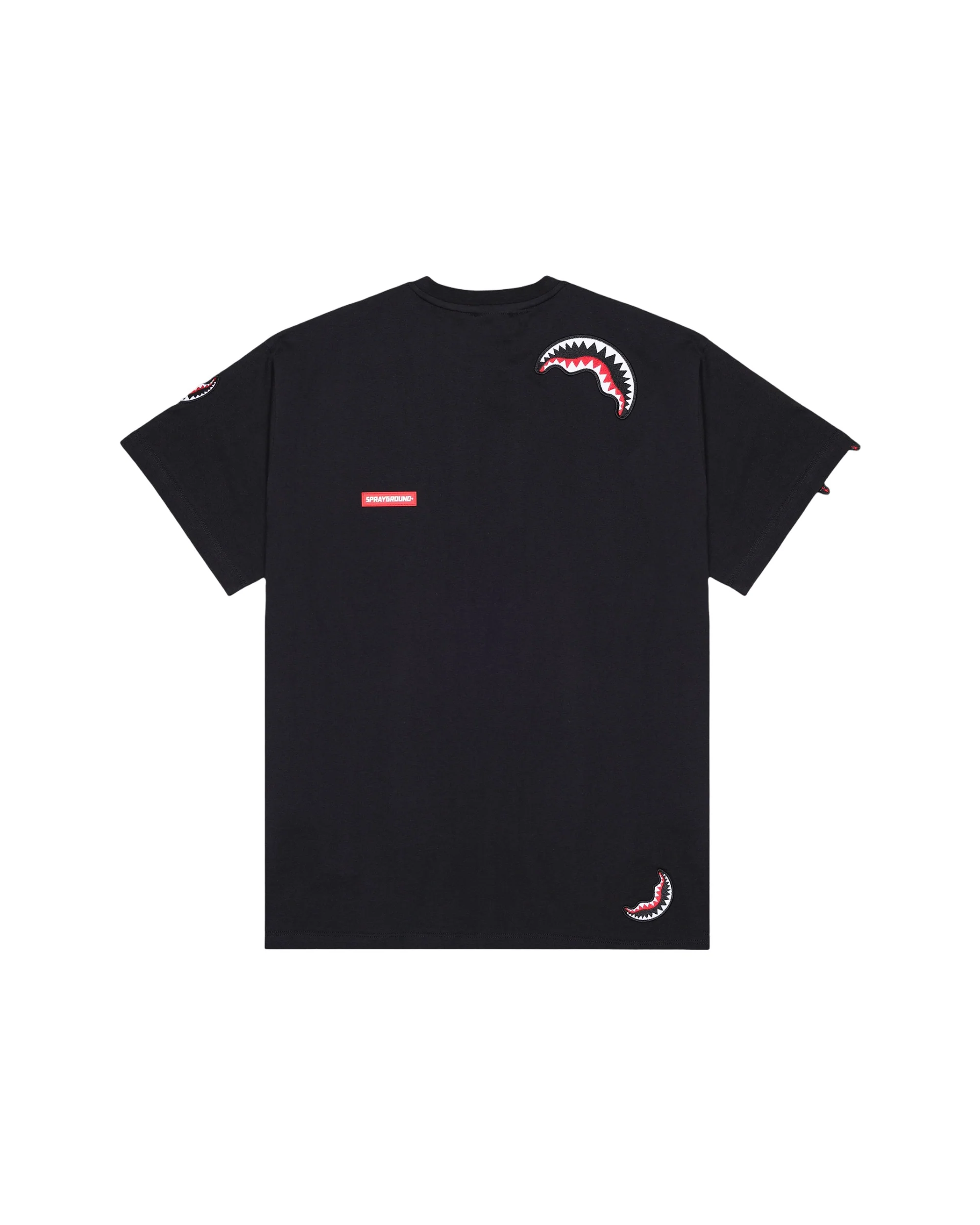 SHARKPATCHES NEW REGULAR T-SHIRT BLK - Image 3