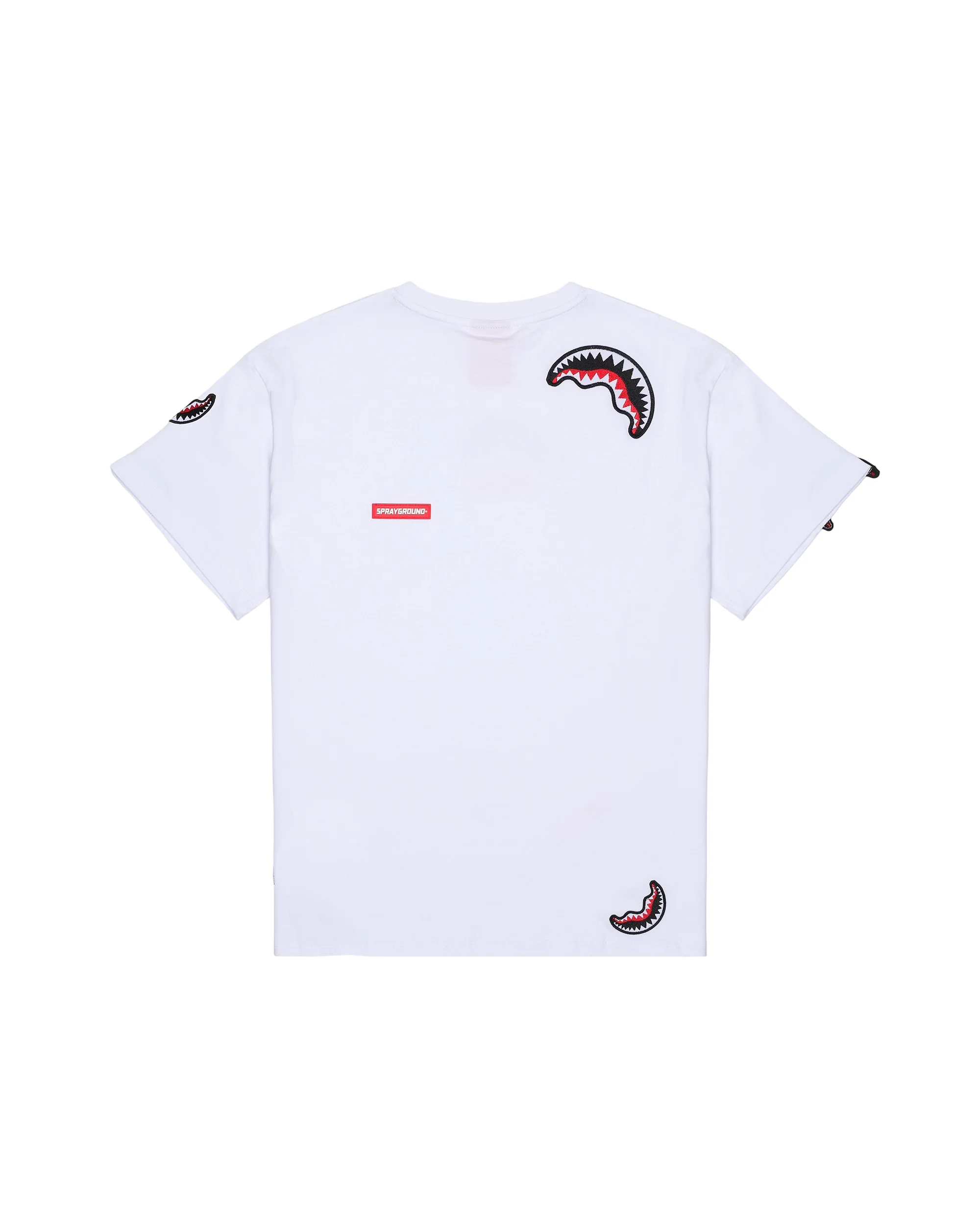 SHARKPATCHES NEW REGULAR T-SHIRT WHT - Image 3