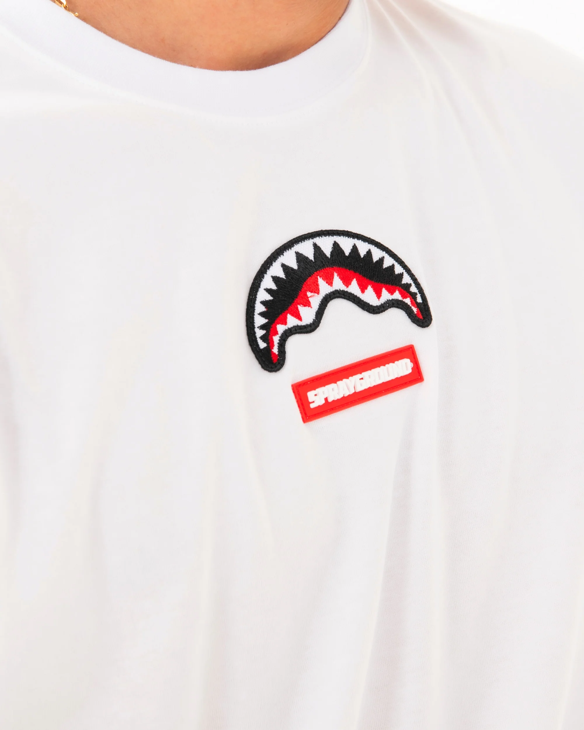 SHARKPATCHES NEW REGULAR T-SHIRT WHT - Image 5