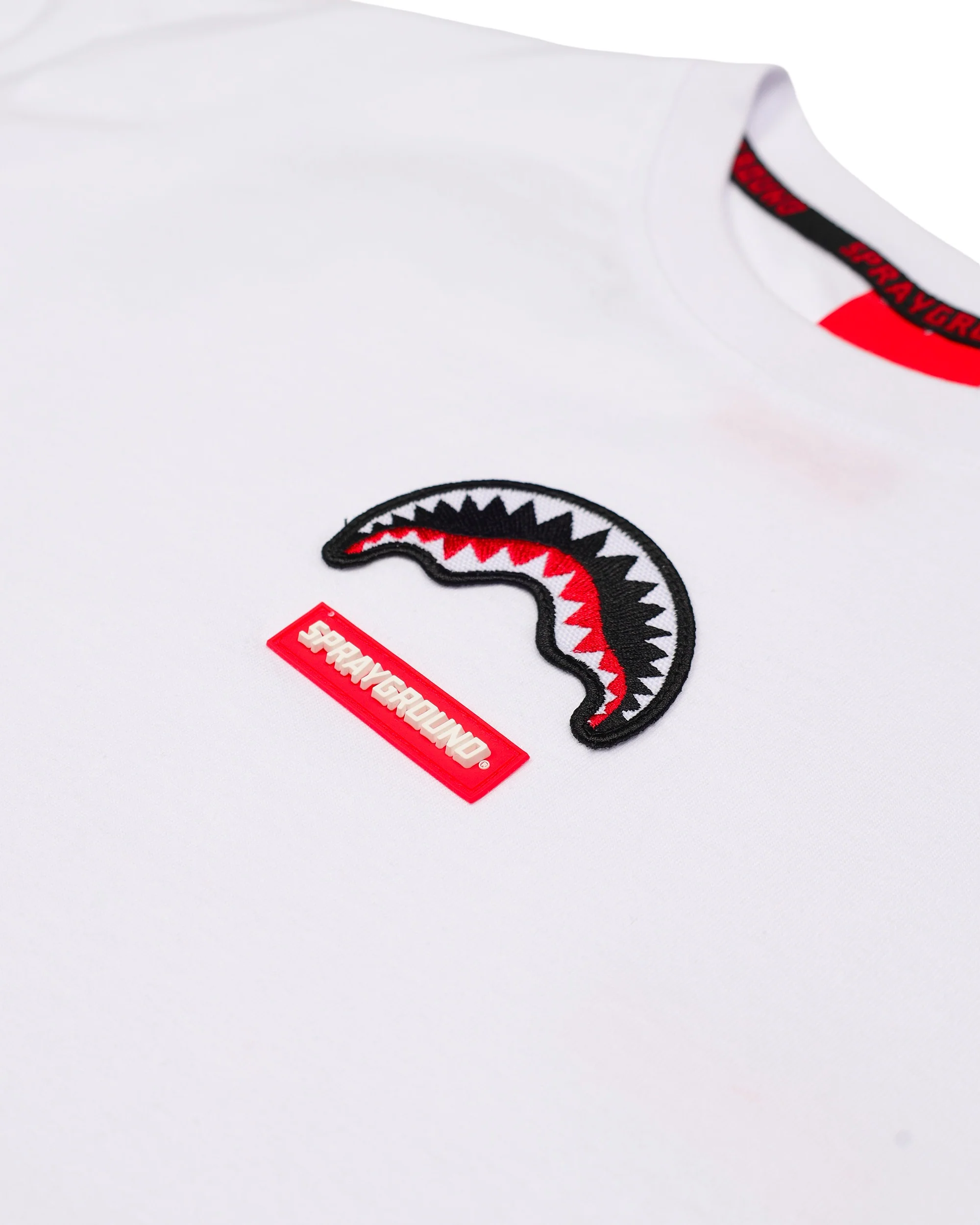 SHARKPATCHES NEW REGULAR T-SHIRT WHT - Image 8