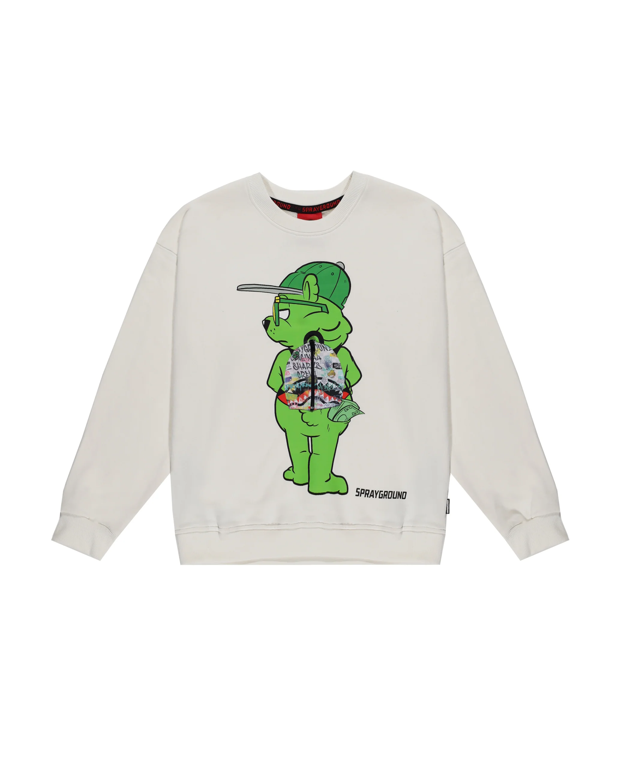 SHARKS IN THE RIZZ BEAR OVER CREWNECK