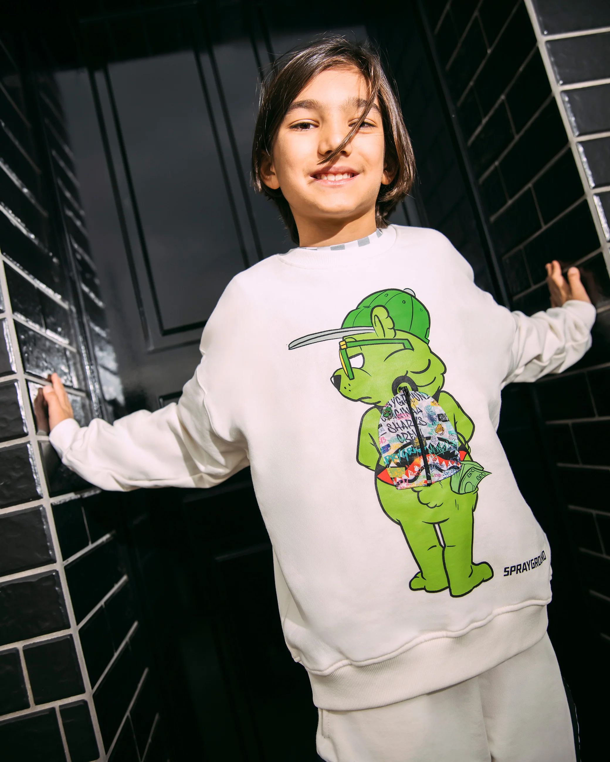 SHARKS IN THE RIZZ BEAR OVER CREWNECK - Image 2