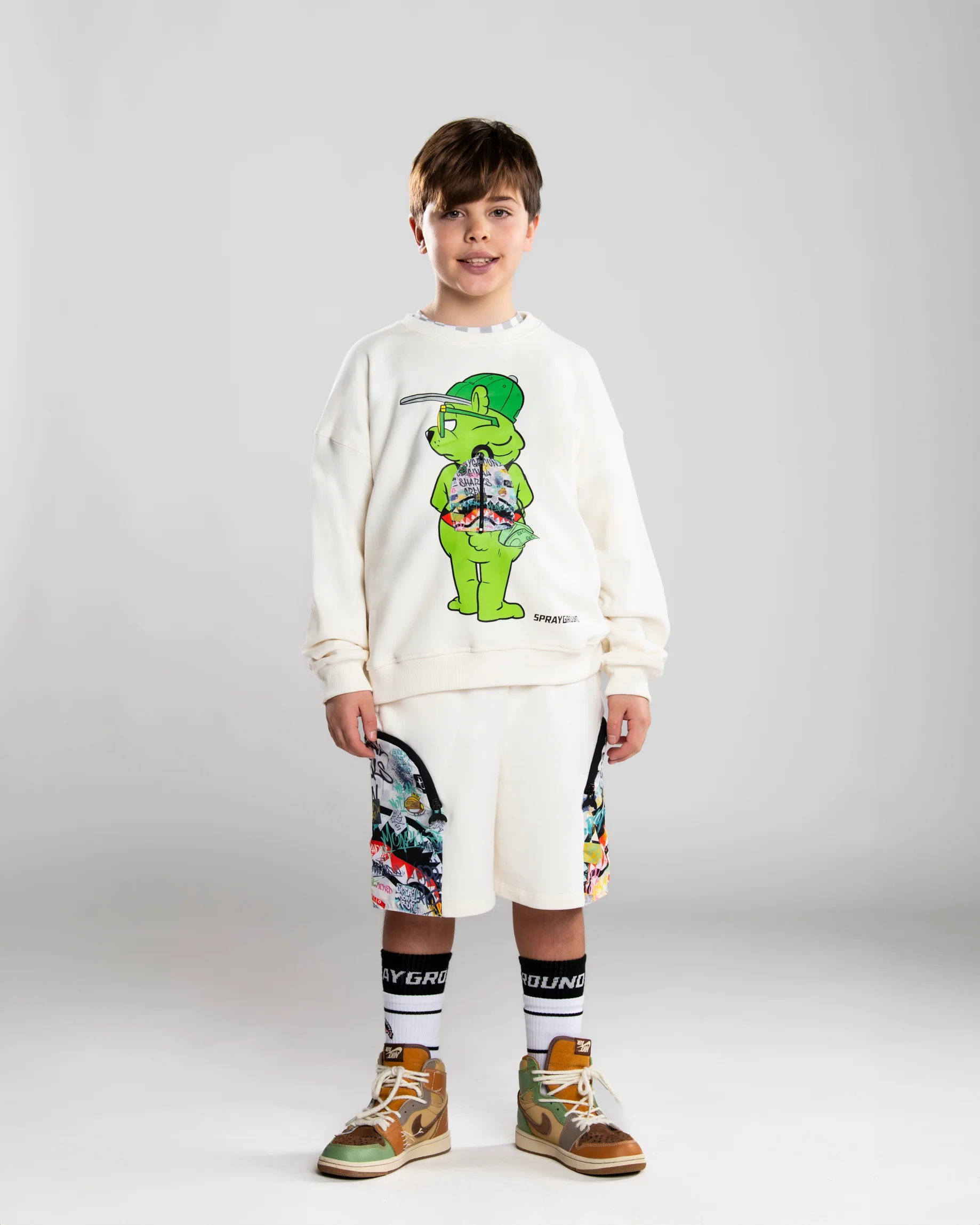 SHARKS IN THE RIZZ BEAR OVER CREWNECK - Image 7