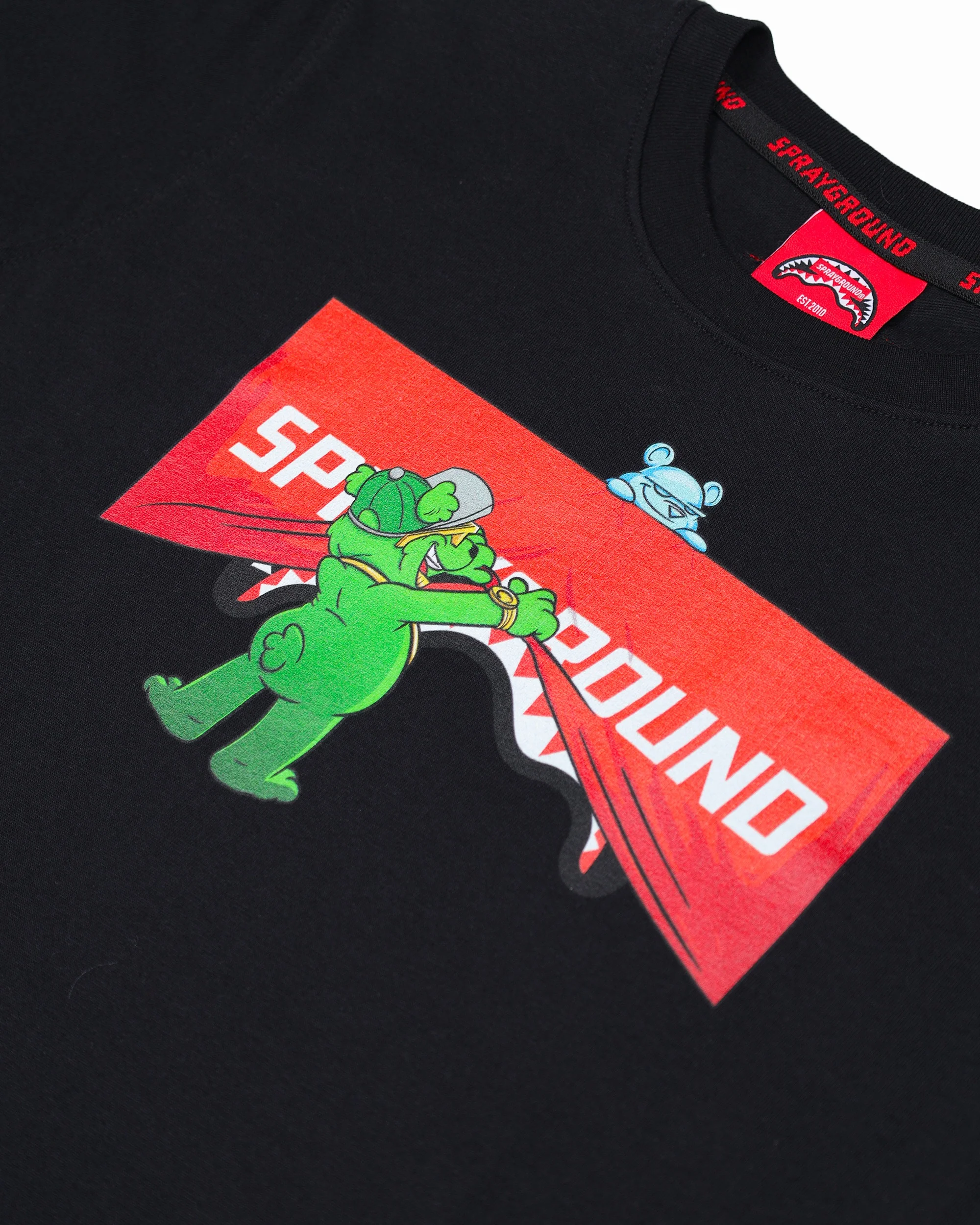 SHOW THE SHARK BLK REGULAR T-SHIRT - Image 4