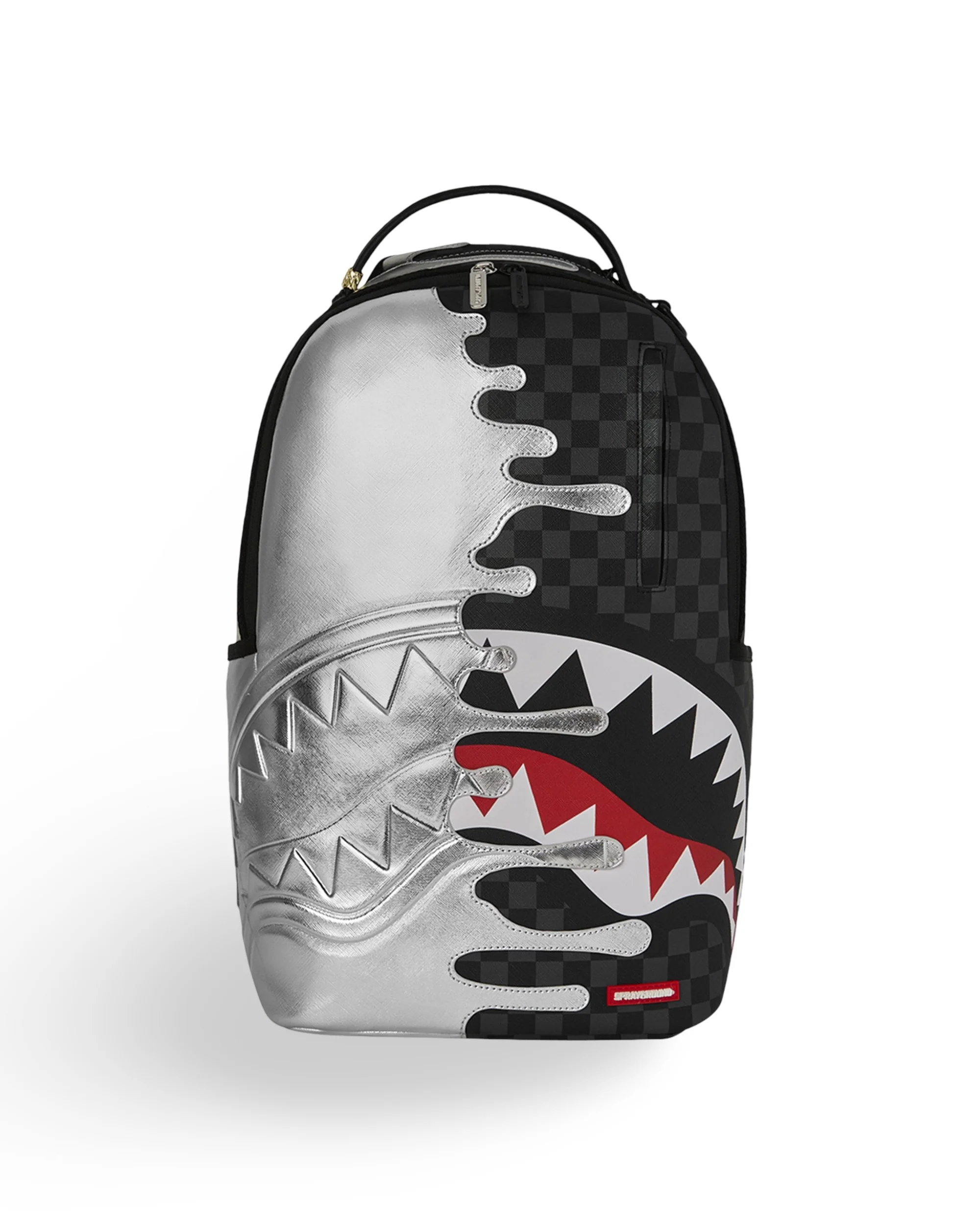 SILVER SIDE DRIP BLACK CHECK DLXSV BACKPACK