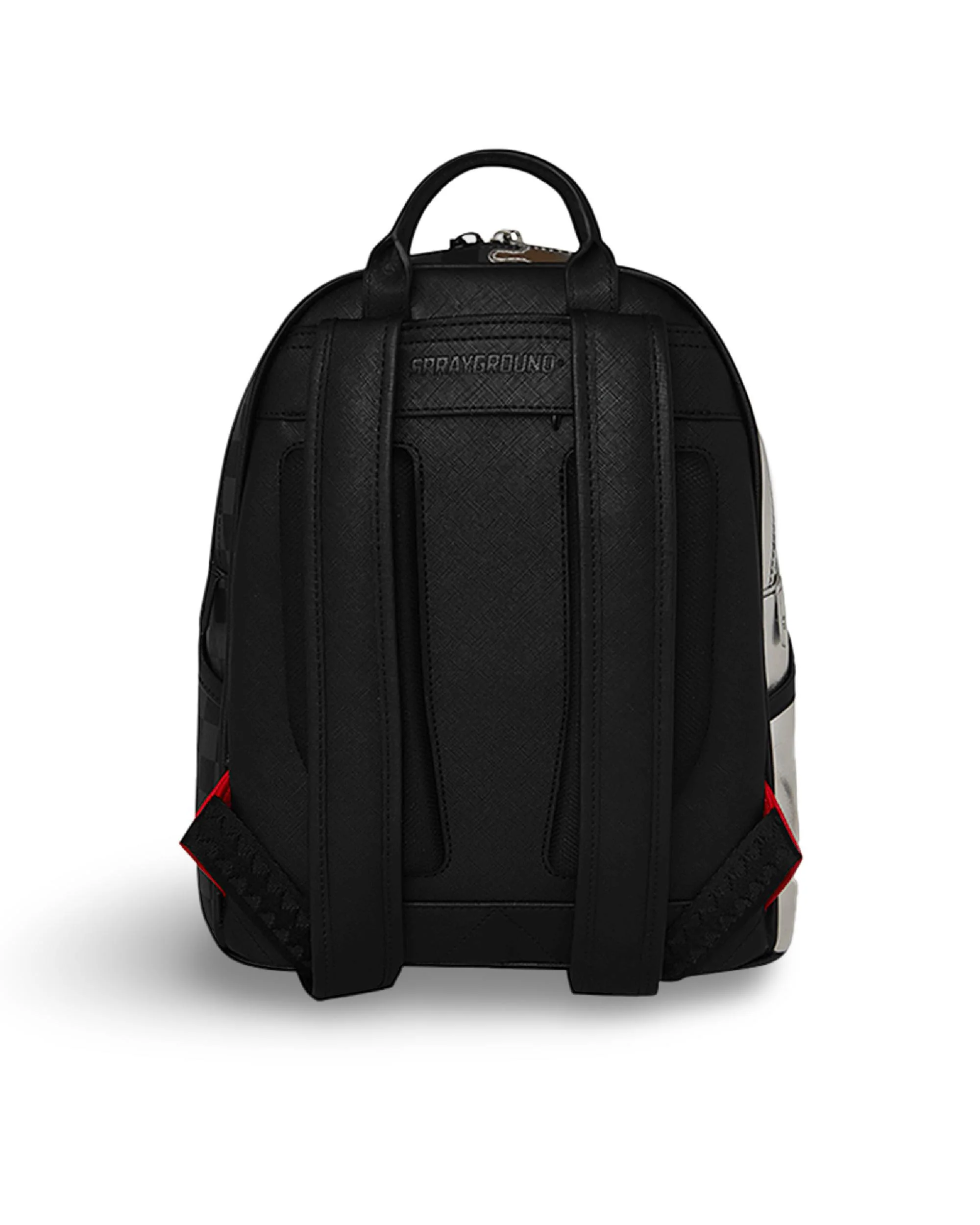 SILVER SIDE DRIP BLACK CHECK SAVAGE BACKPACK - Image 2