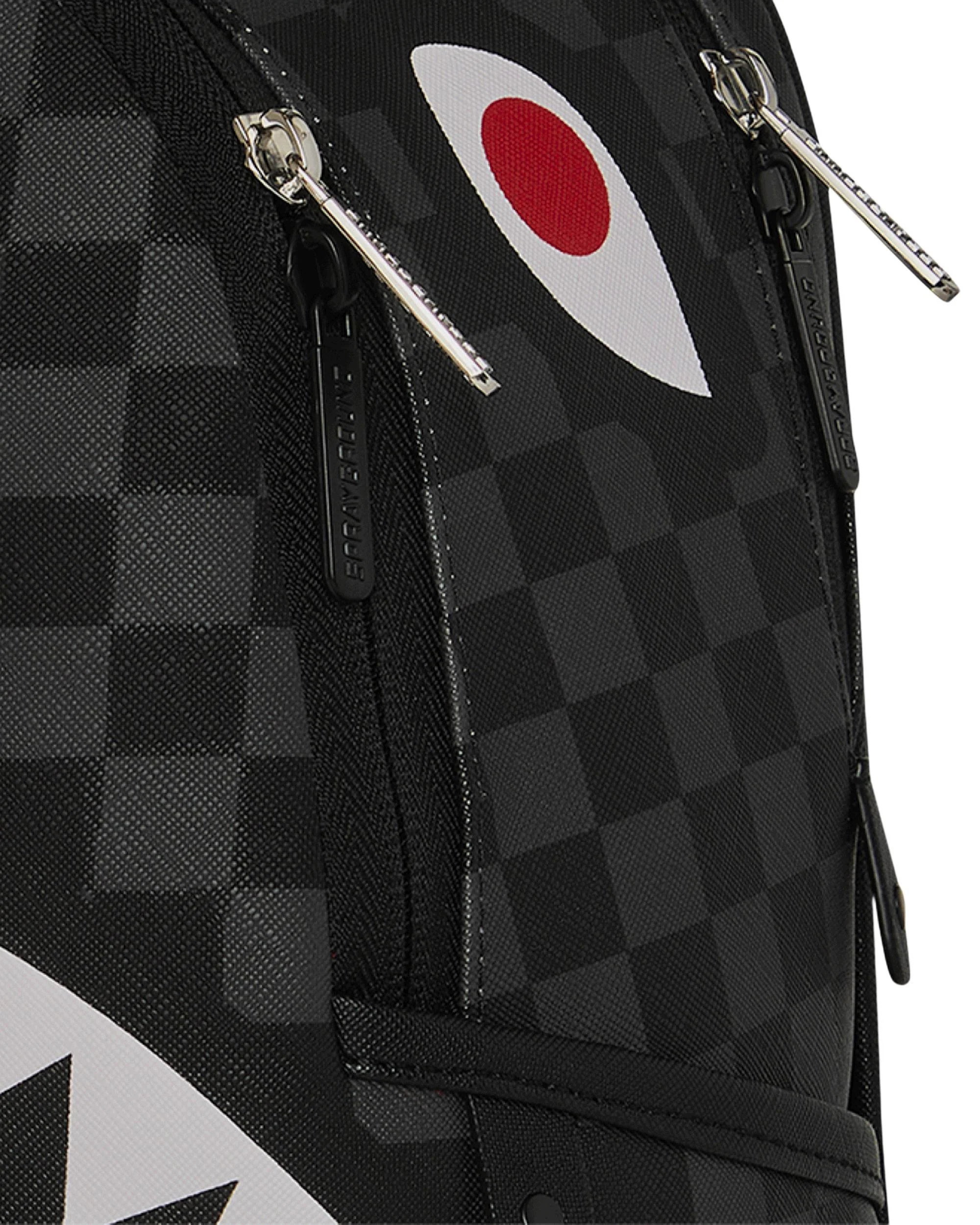 SILVER SIDE DRIP BLACK CHECK SAVAGE BACKPACK - Image 3