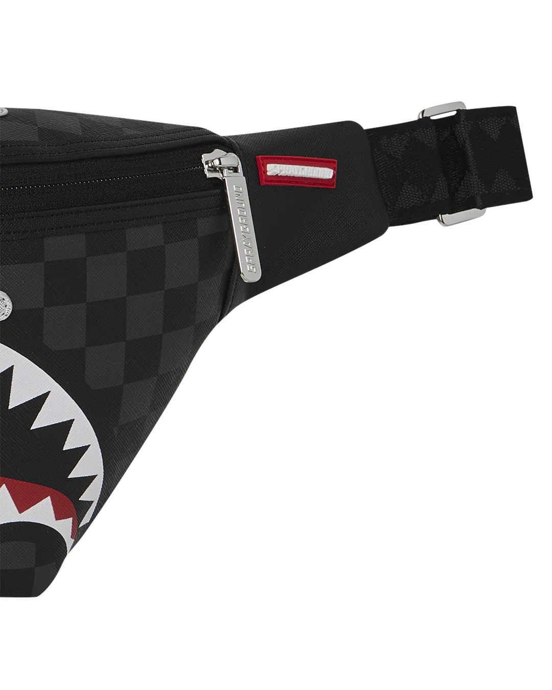 SILVER SIDE DRIP BLACK CHECK SAVVY CROSSBODY - Image 3