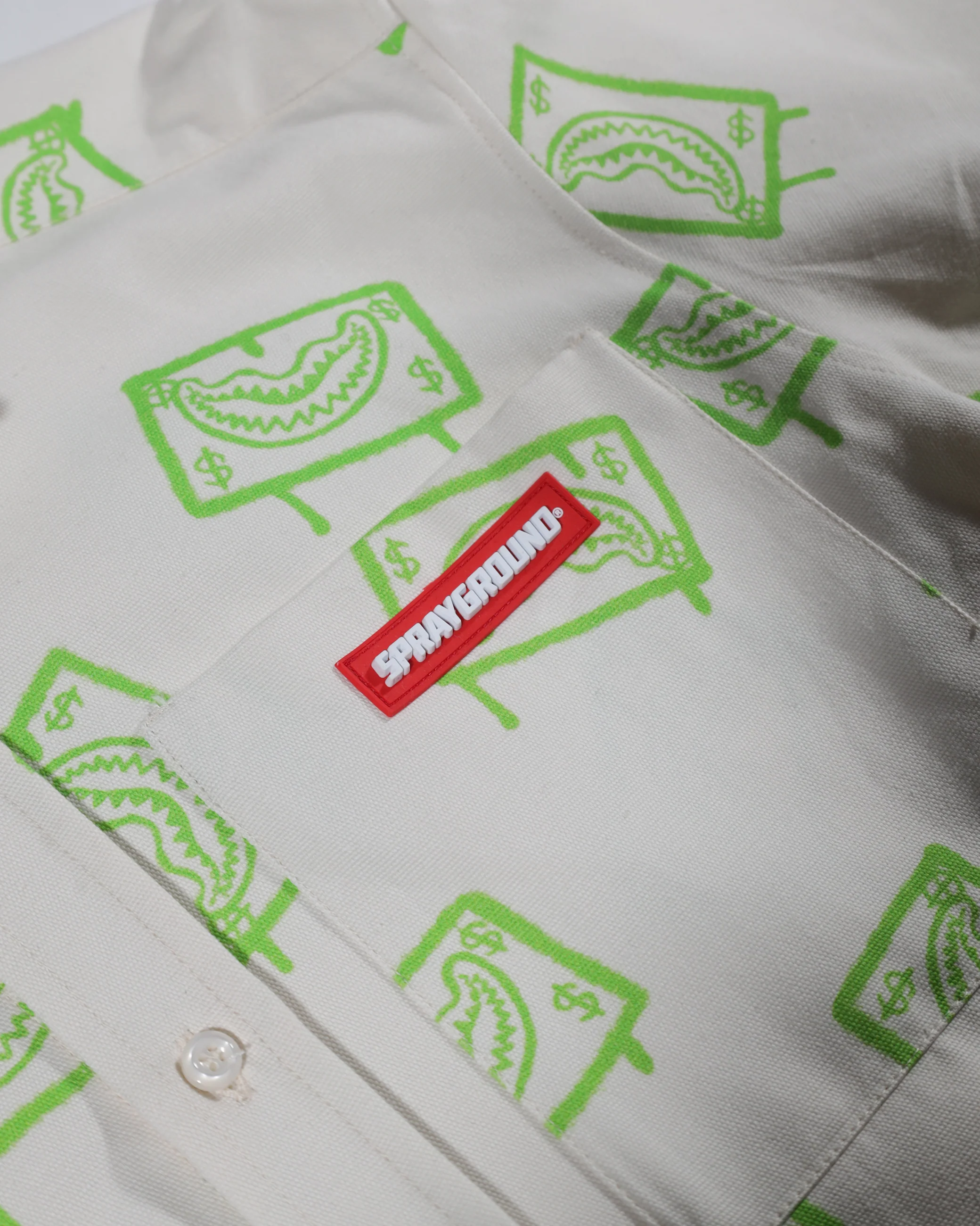 SLIMER DRIPPING ORGANIC COTTON SHIRT - Image 4