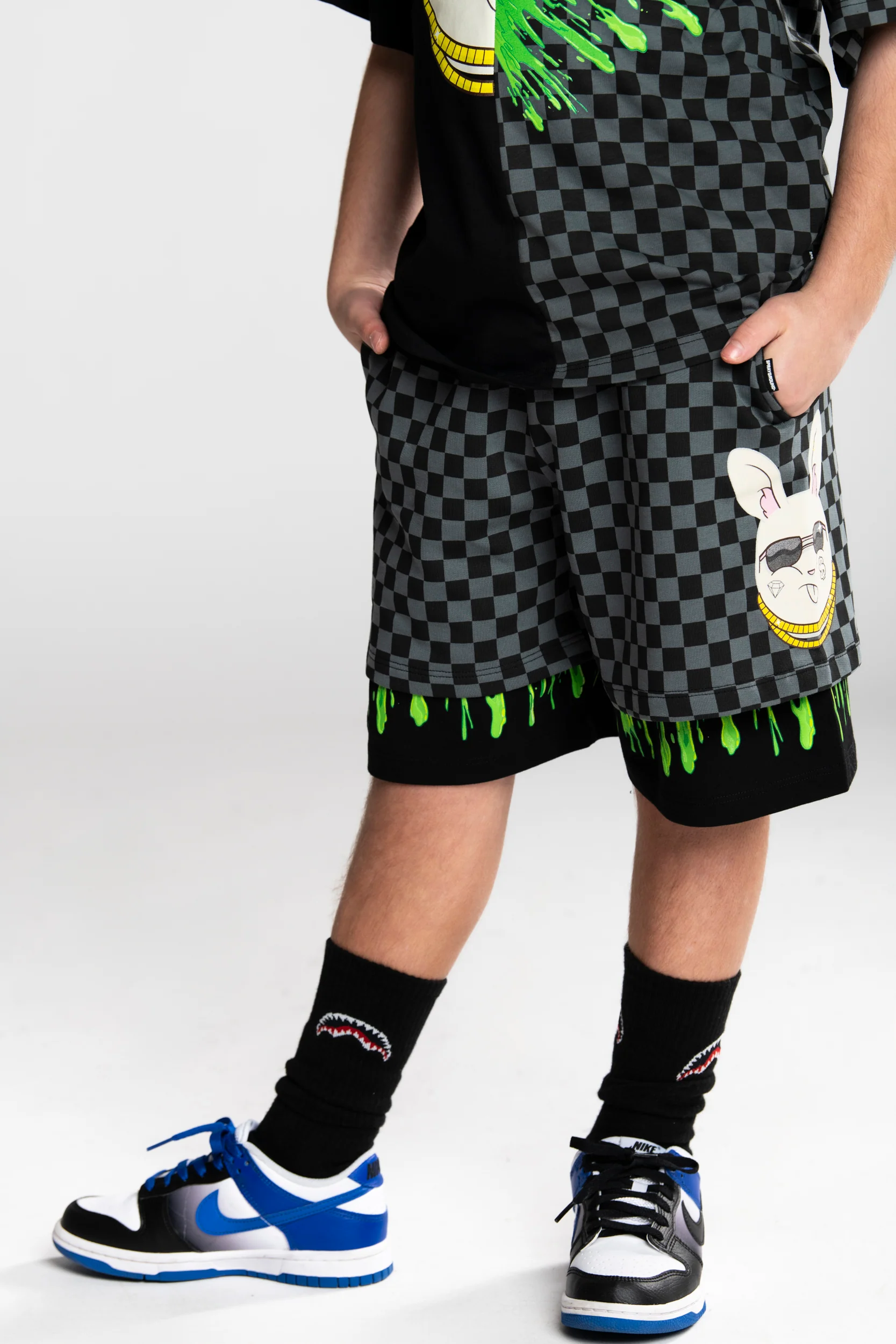 SPLATTER BUNNY DOUBLE SHORTS - Image 2