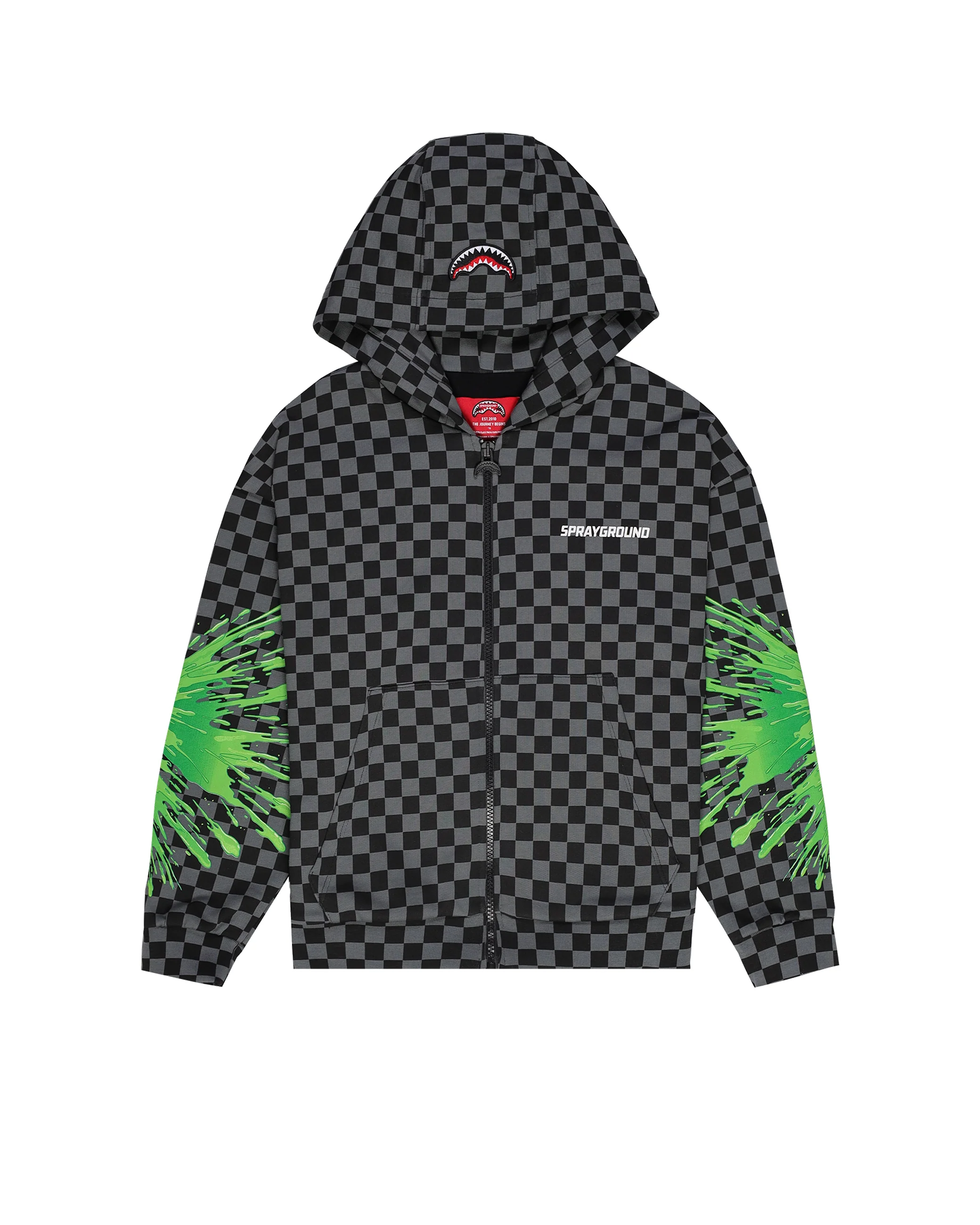 SPLATTER BUNNY OVER FULL ZIP