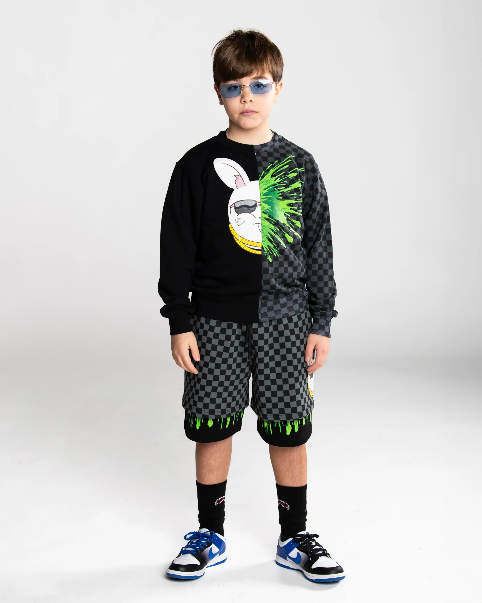 SPLATTER BUNNY SPLIT REGULAR CREWNECK - Image 6