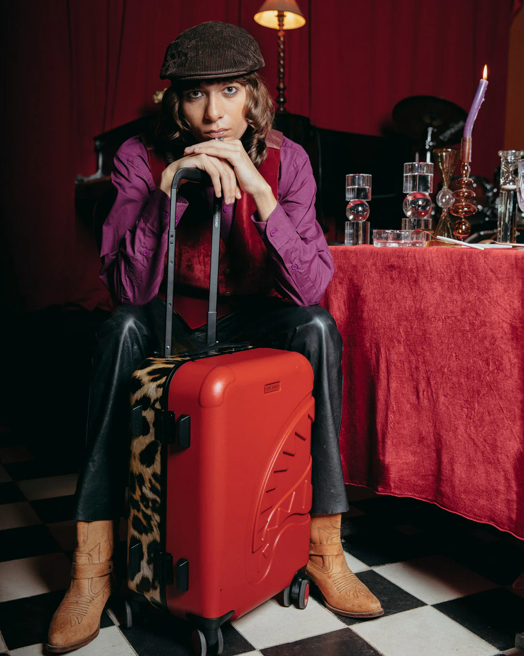 Split Cheetah Carry-on Luggage - Image 4