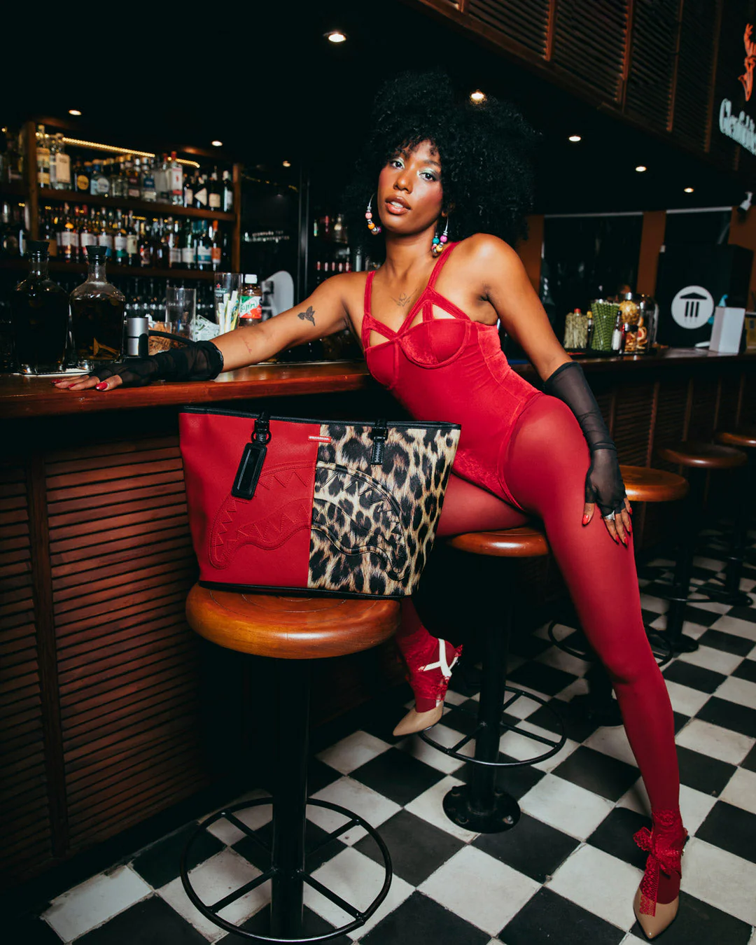 Split Cheetah Tote - Image 10