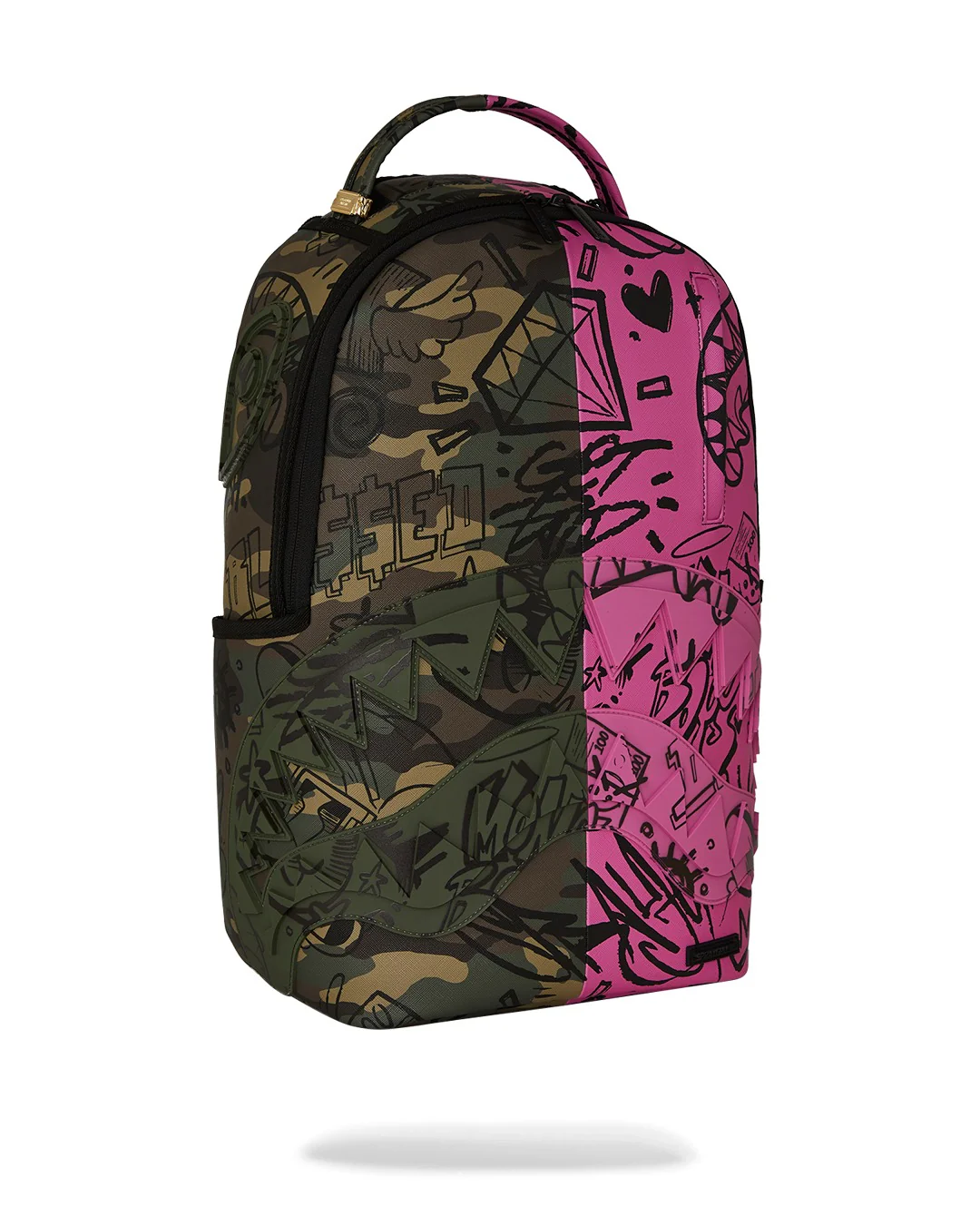 SPLIT PINK AND CAMO DLX BACKPACK - Image 2