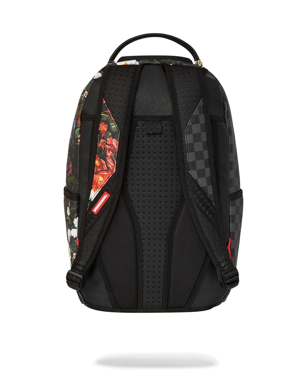 SPLIT PINK FLORAL CHECK DLXSV BACKPACK - Image 4