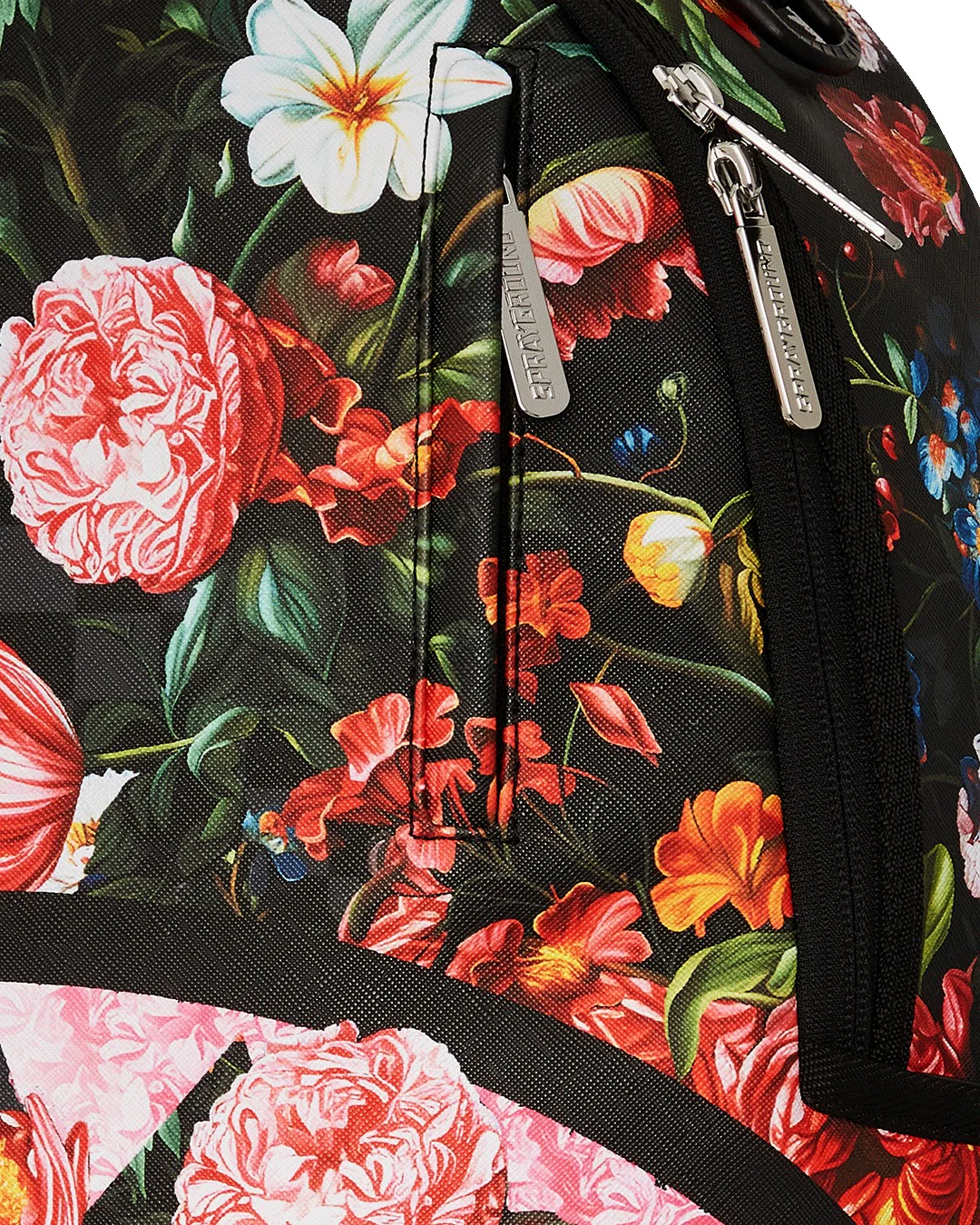 SPLIT PINK FLORAL CHECK DLXSV BACKPACK - Image 6