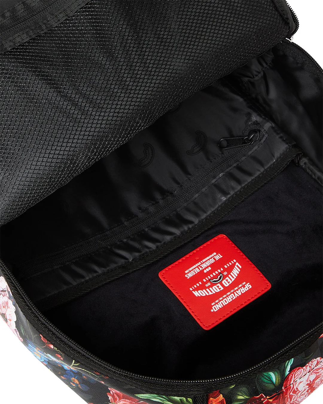SPLIT PINK FLORAL CHECK DLXSV BACKPACK - Image 8