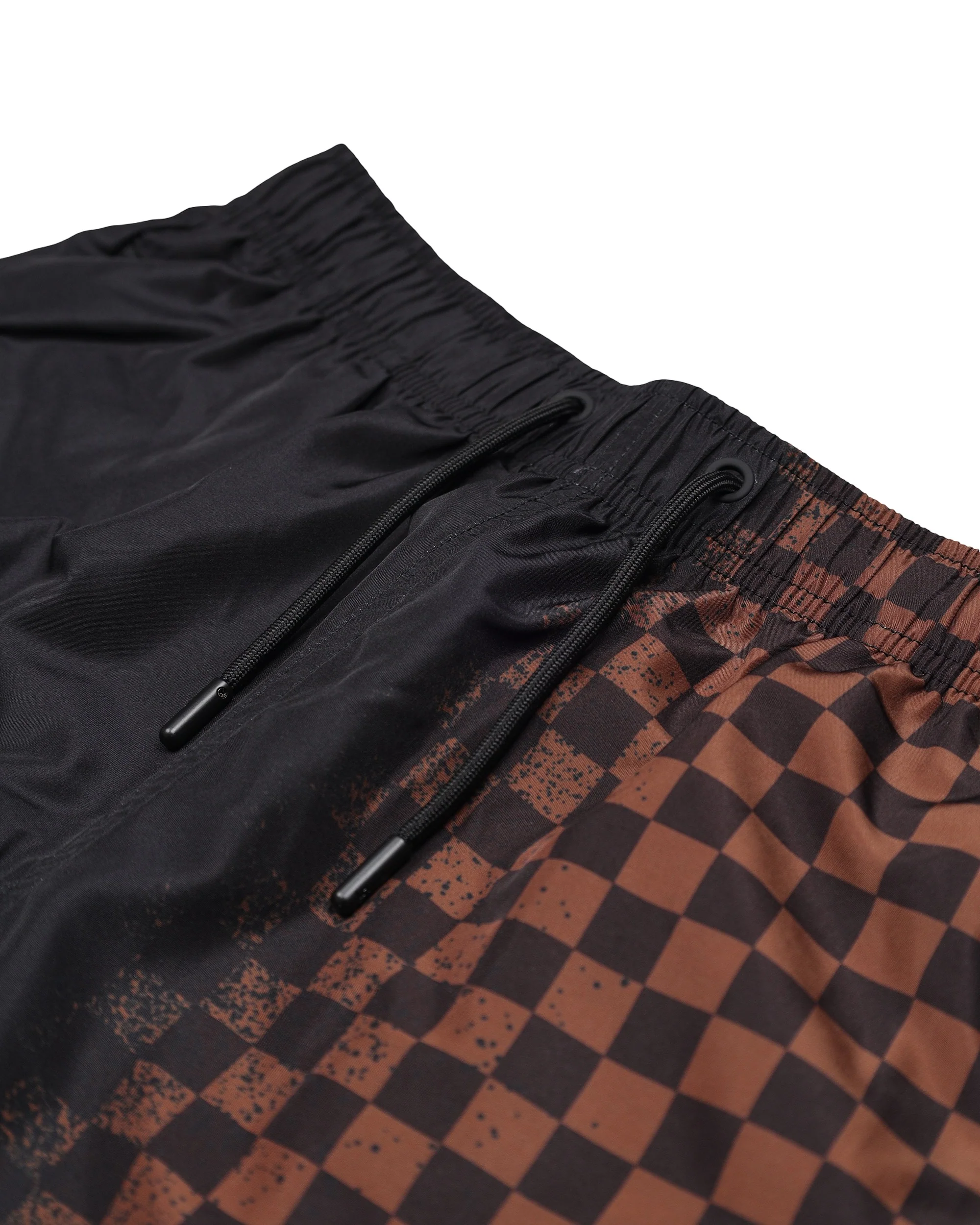 SPRAY SHARK IN PARIS BROWN SWIM TRUNKS BLK - Image 3