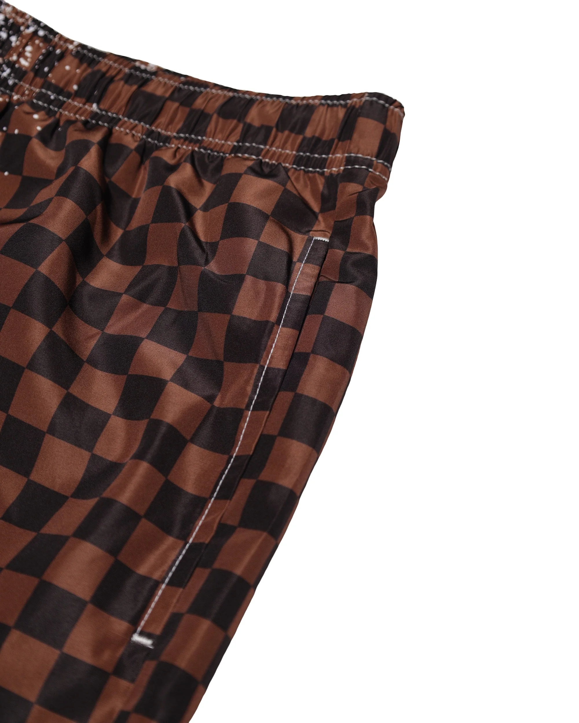 SPRAY SIP BROWN SWIM TRUNKS - Image 5