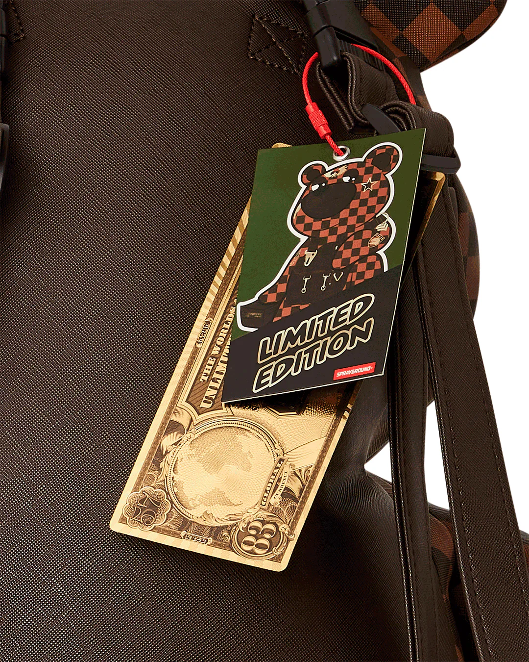 Brown Checkered Special Ops Teddy Bear - Image 10