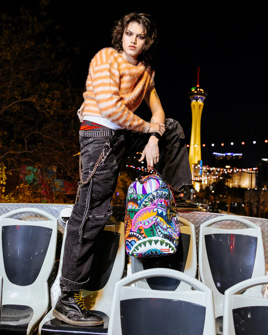 Cant Stop The Shark Dlxsr Backpack - Image 6