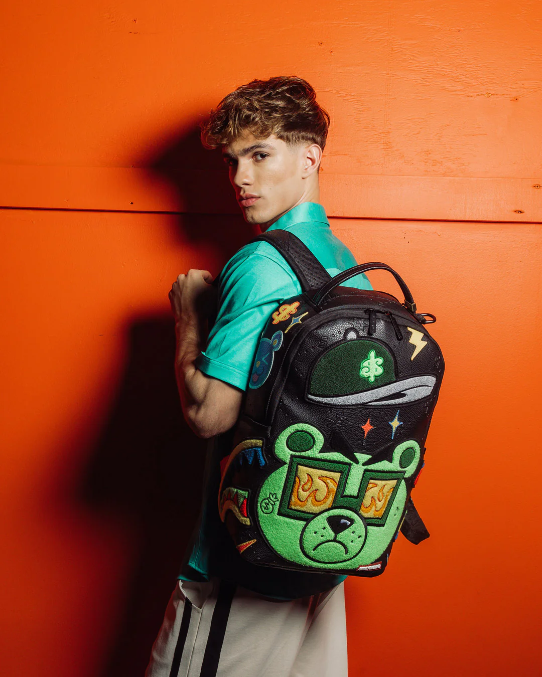 Colorful Money Bear Cheneille Dlxsv Backpack - Image 14
