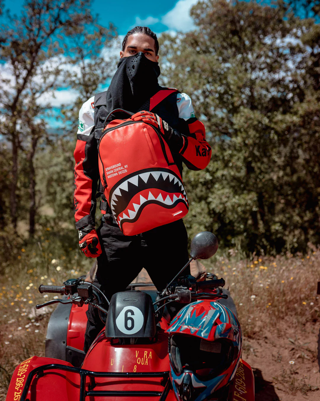 Core Red Sharkmouth Backpack 910b4619nsz - Image 6