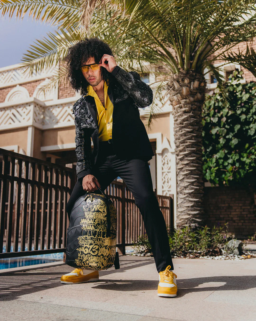 Half Graff Gold Dlxsv Duffle - Image 2