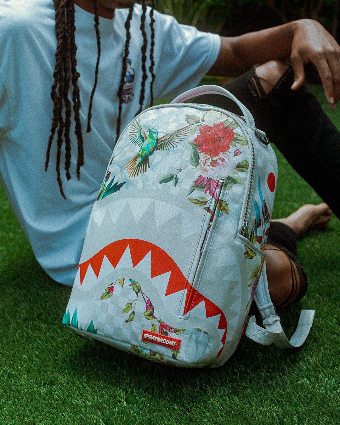 Sprayground Backpack IN THE GARDEN BACKPACK White - Image 10