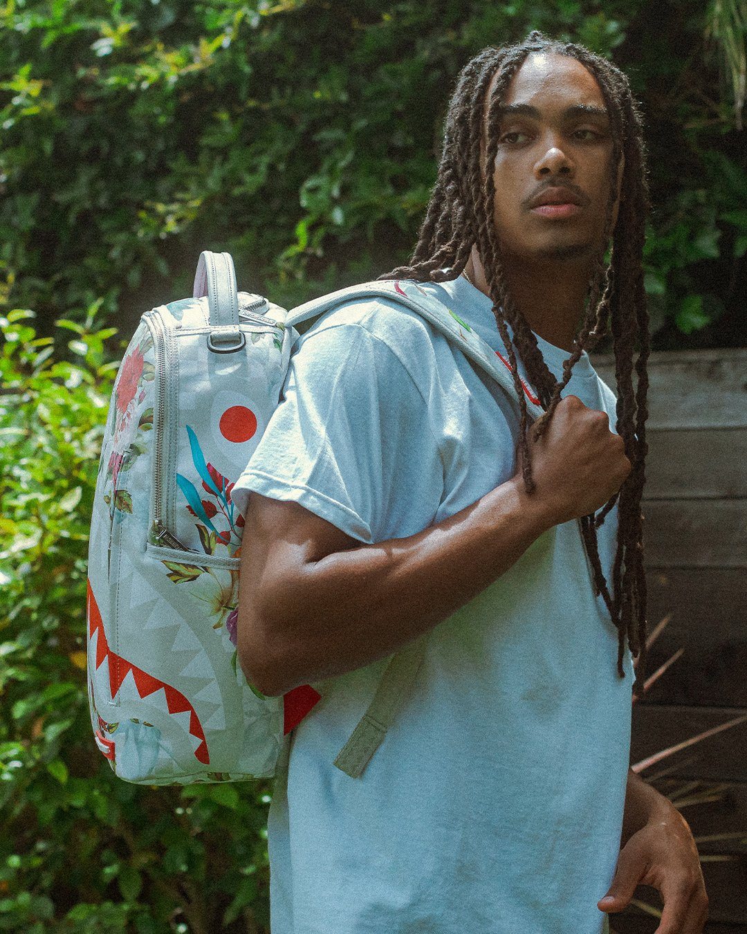 Sprayground Backpack IN THE GARDEN BACKPACK White - Image 8