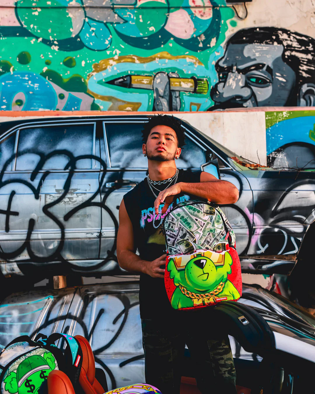 Money Bear Dreamin Of Money Dlxsr Backpack - Image 9