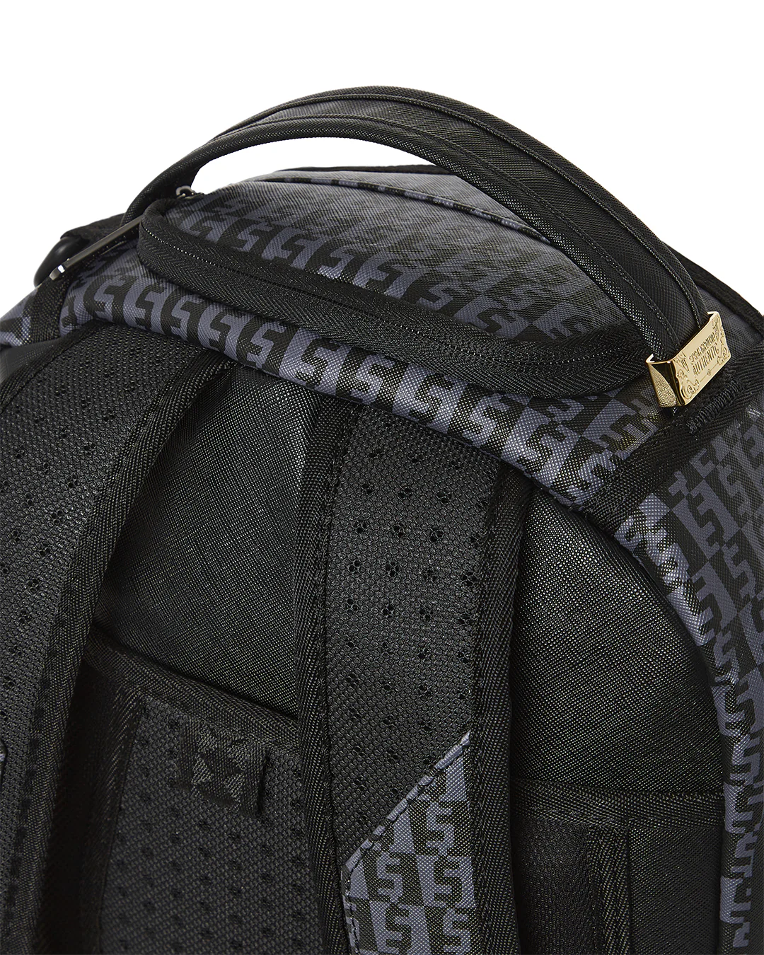 Money Check Grey Dlx Backpack - Image 7