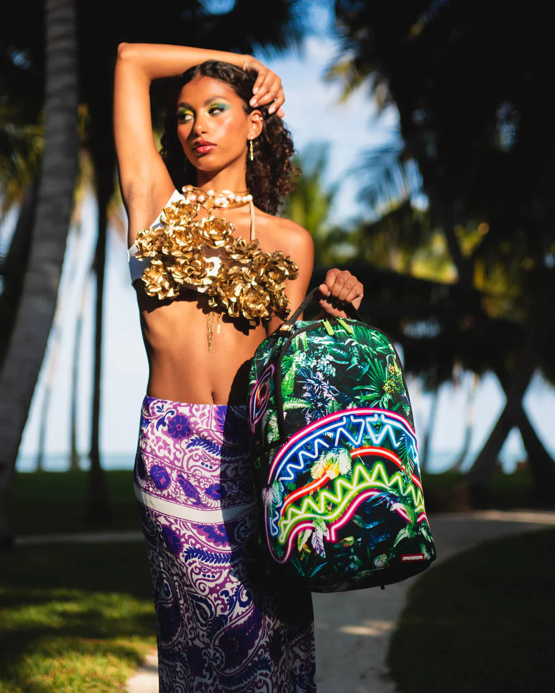 Neon Shark Jungle Dlxsr Backpack - Image 8
