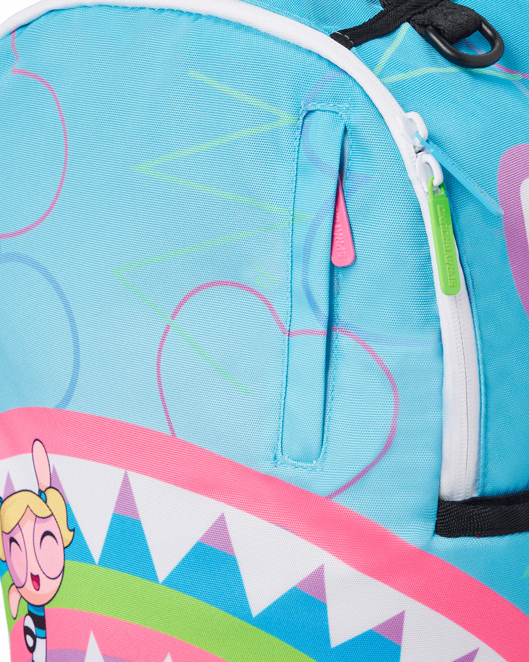 Sprayground Backpack POWER PUFF GIRLS Blue - Image 7