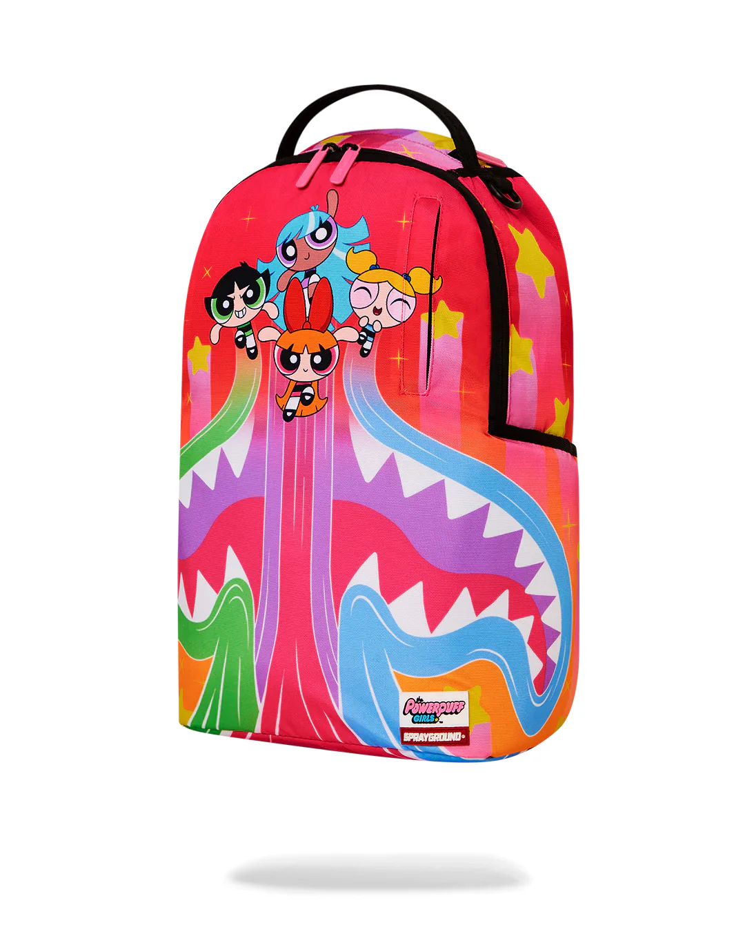 Power Puff Girls Sharkmouth Flying Trails Dlxsr Backpack - Image 8