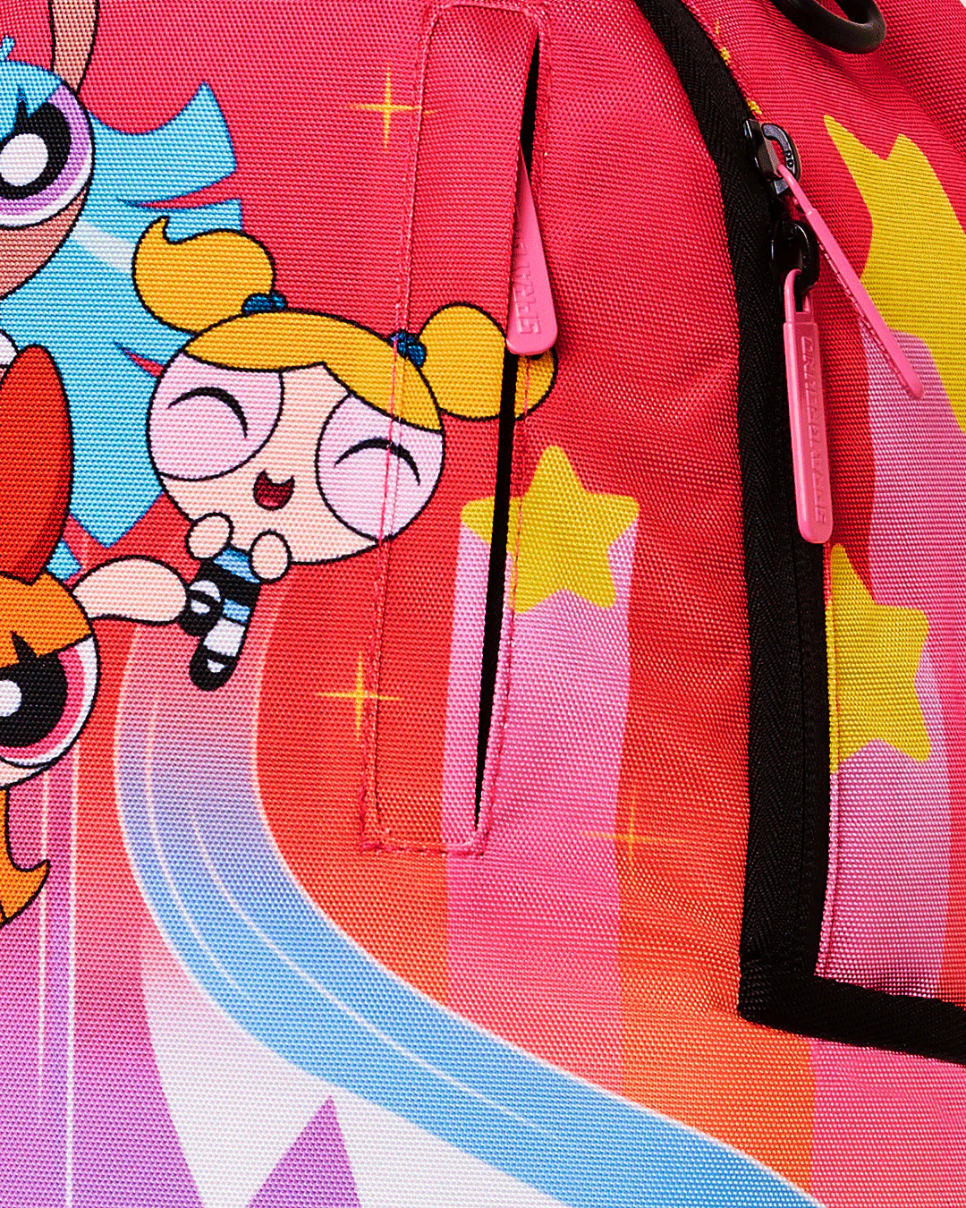 Power Puff Girls Sharkmouth Flying Trails Dlxsr Backpack - Image 9