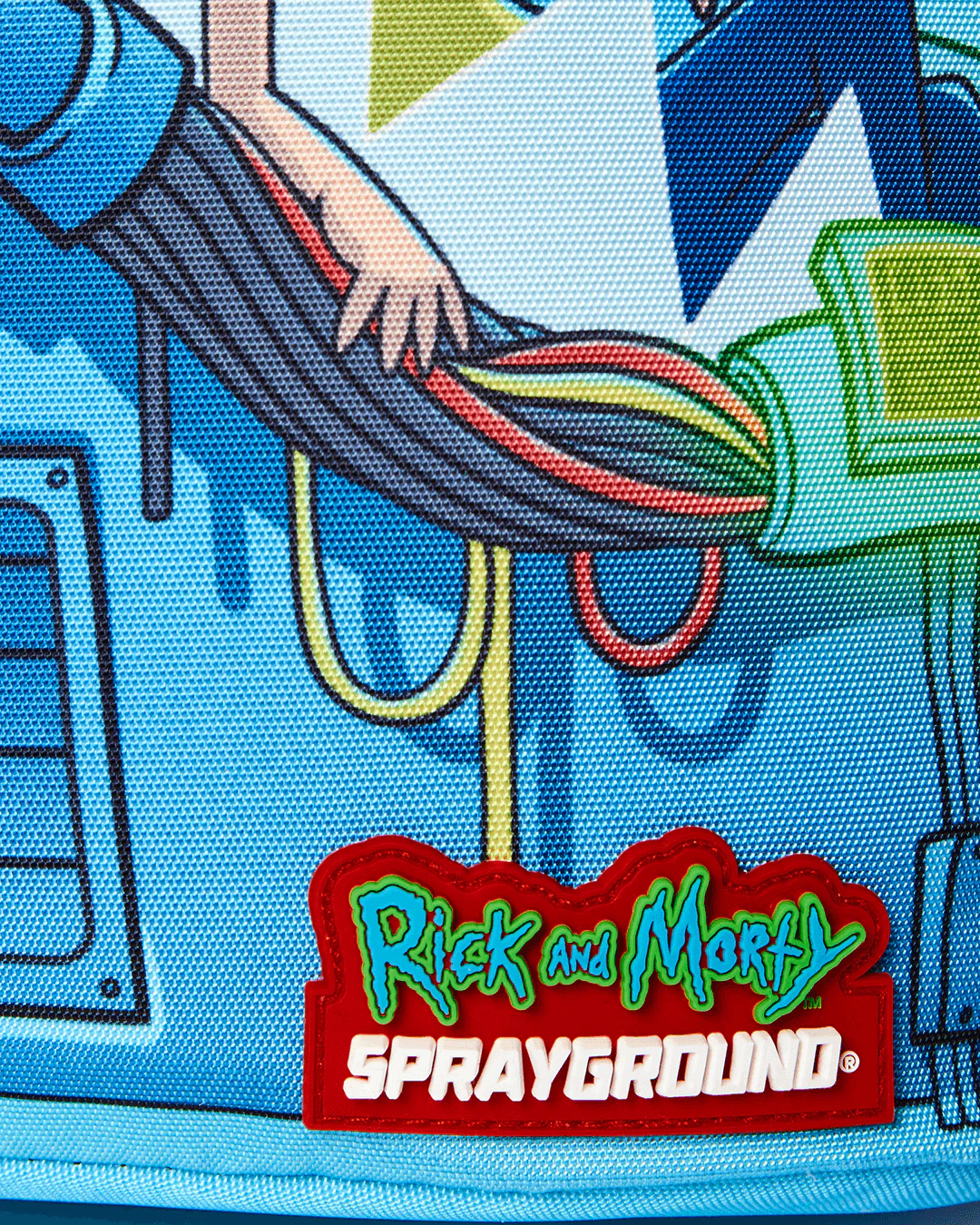 Sprayground Backpack RICK & MORTY NAPSACK Blue - Image 11