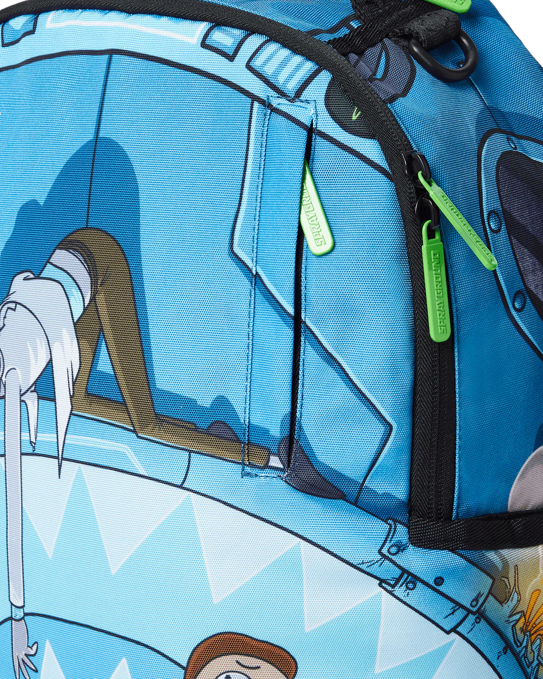 Sprayground Backpack RICK & MORTY NAPSACK Blue - Image 7