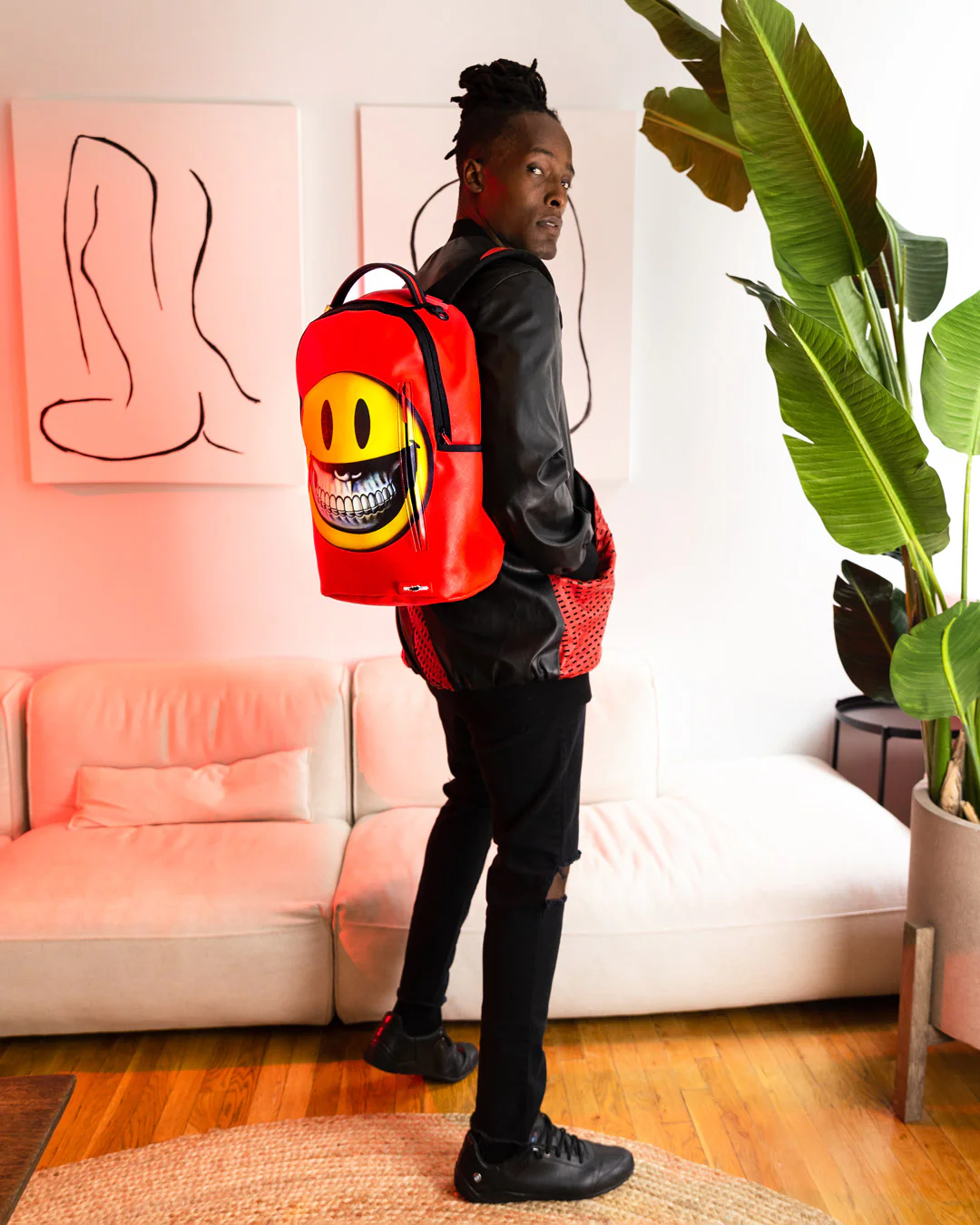 Ron English Smile Backpack 910b4915nsz - Image 6