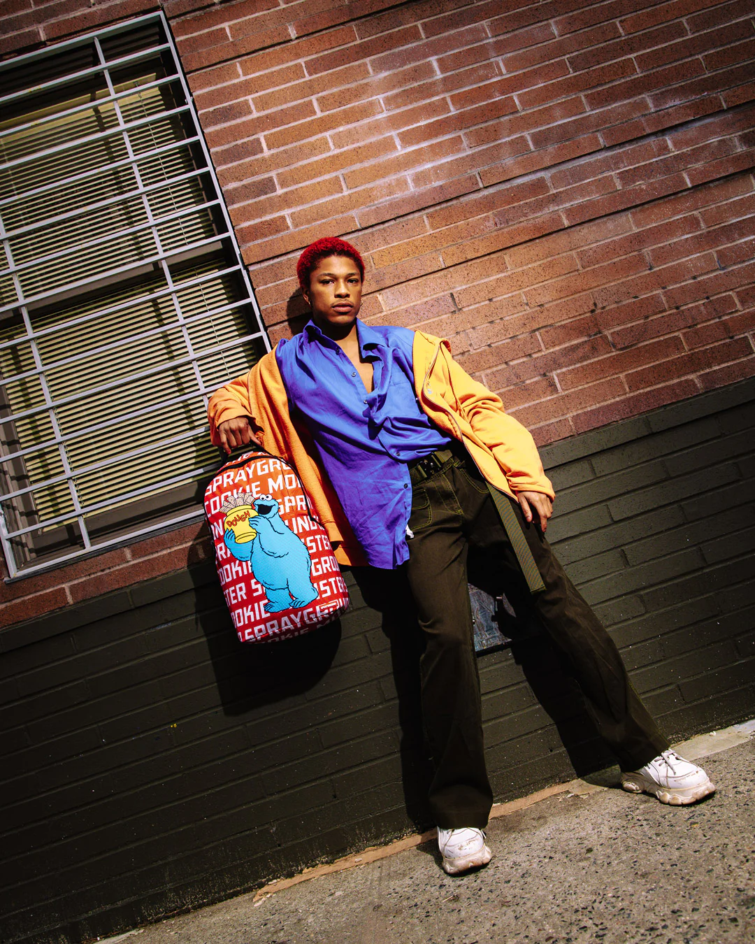 Sesame Street Cookie Monster Sprayground Repeat Dlxsr Backpack - Image 8