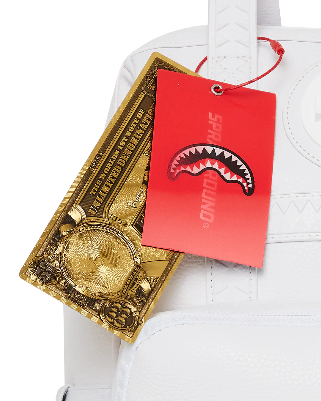 Shark 3d White Out Biz Top Opener Backpack - Image 14