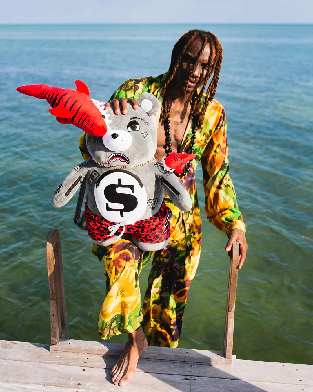 Shark Bite Bear Backpack - Image 6