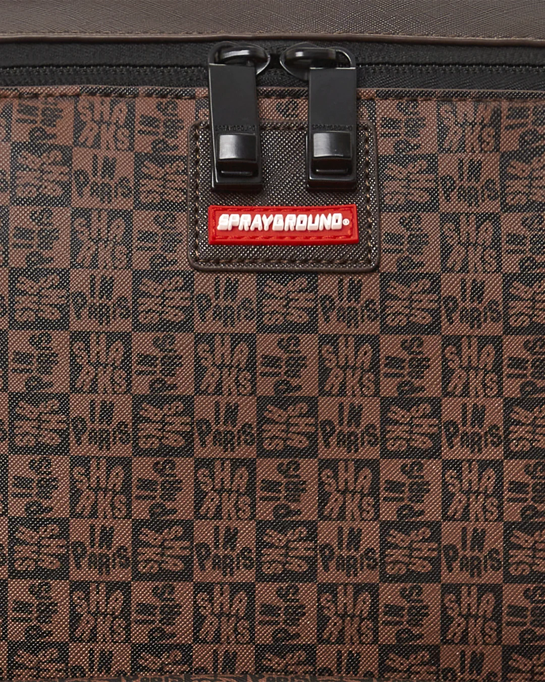 Sharks In Paris Check Emperorer Side Backpack  910b4960nsz - Image 7