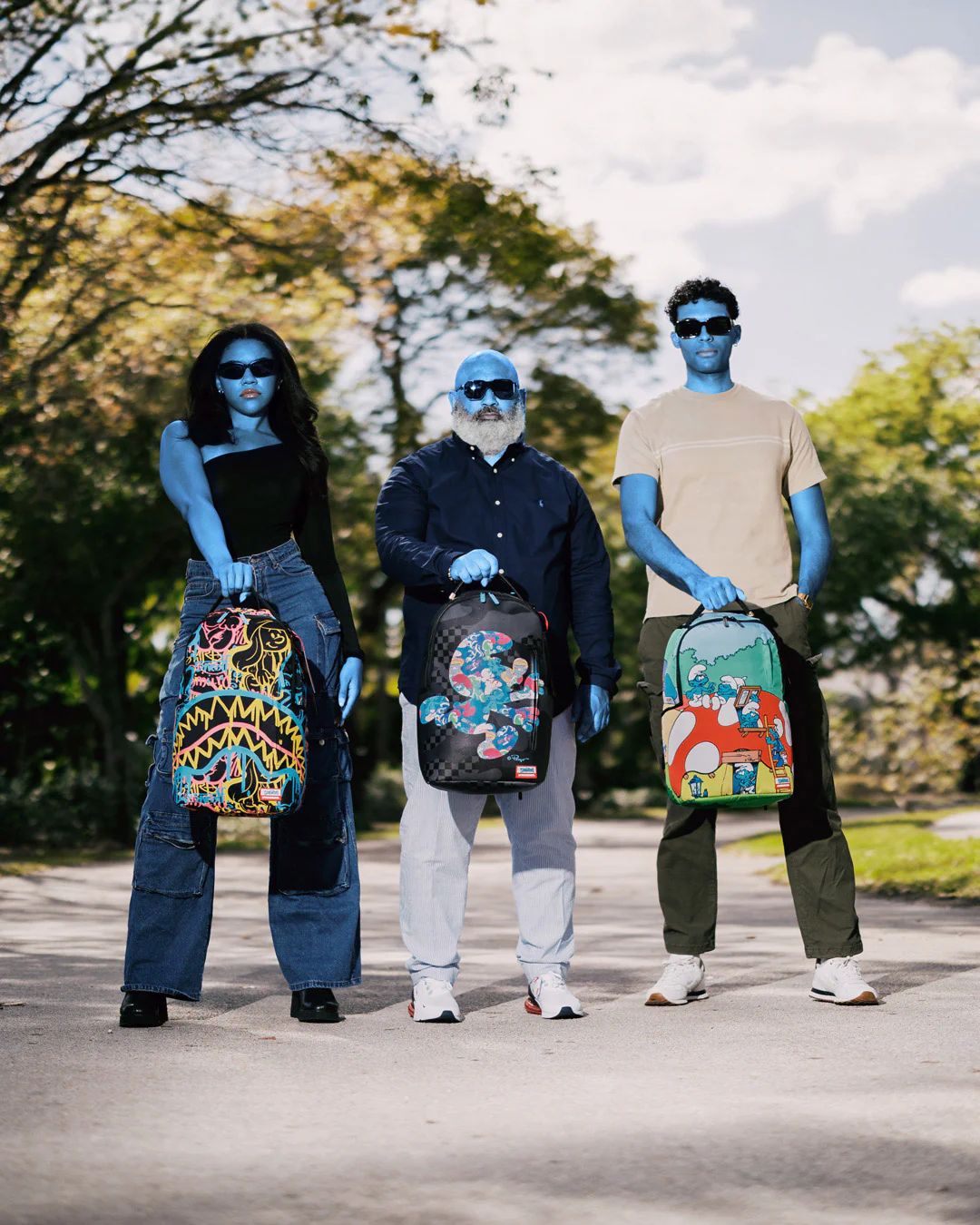Smurf Silhouette Dlxsv Backpack - Image 13
